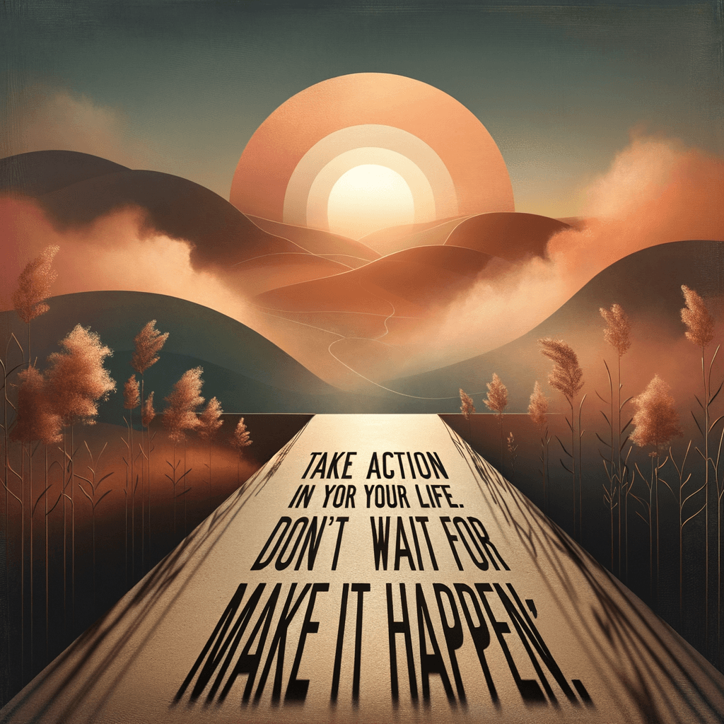 Toma acción en tu vida. No esperes a que suceda. Haz que suceda. — Steven Redhead, Australia.