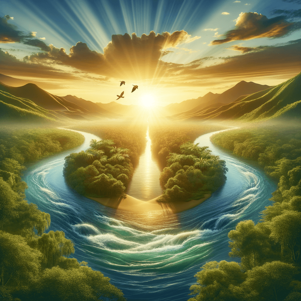 Encontrarás que el mundo está lleno de oportunidades donde los ríos se encuentran. — Mahatma Gandhi