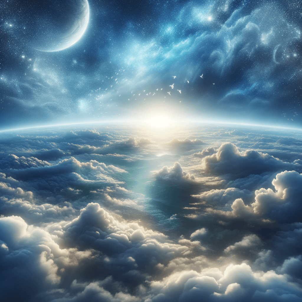 在云端上的世界,总有一片属于你的晴天。