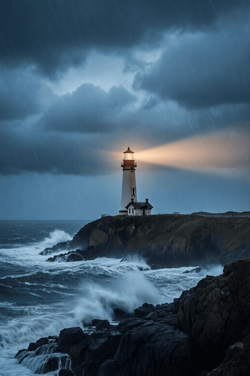 La paz verdadera nace dentro de la tormenta La paz no es la libertad de la tormenta, sino la paz en medio de la tormenta. — William Frederick Ki
