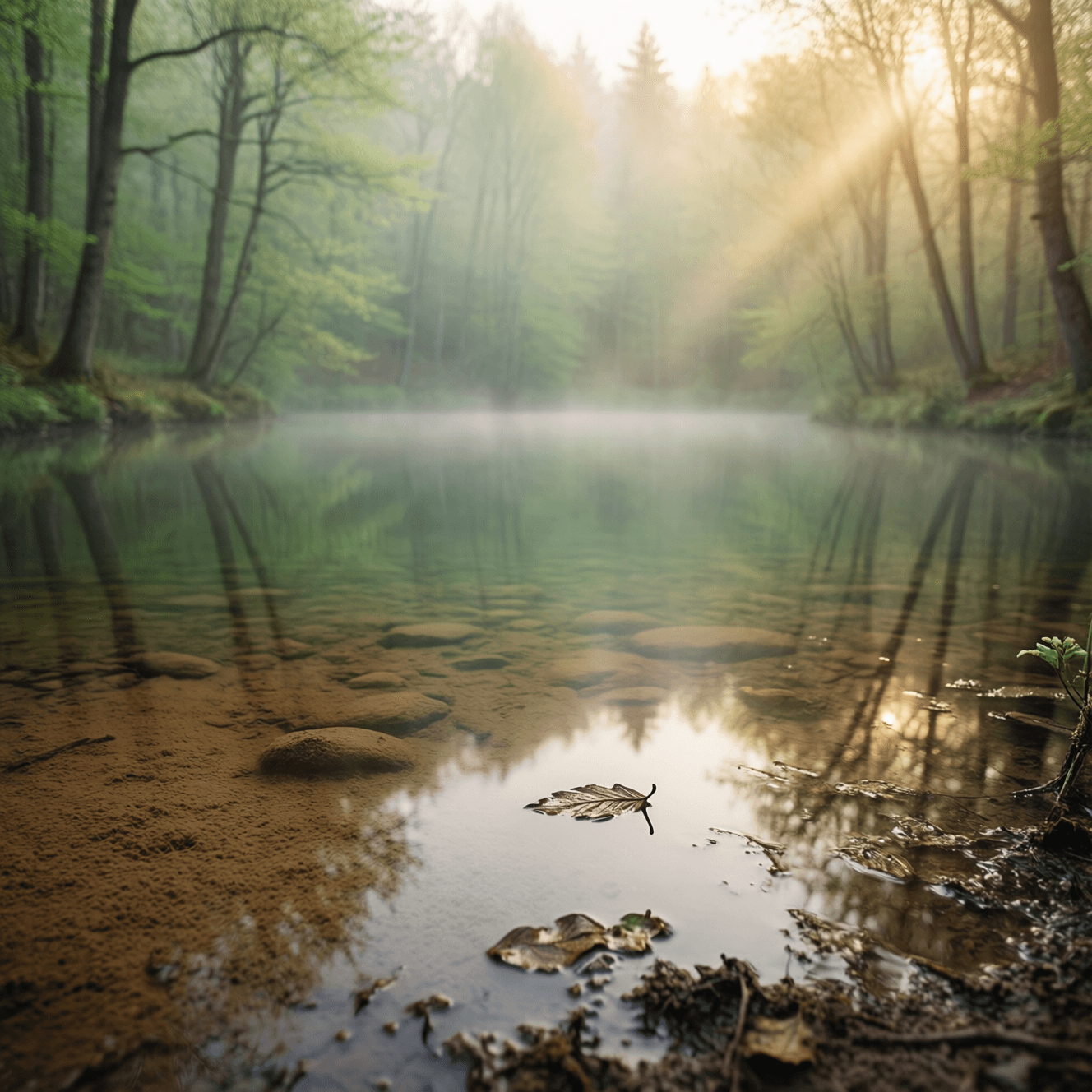 Muddy water is best cleared by leaving it alone. — Alan Watts