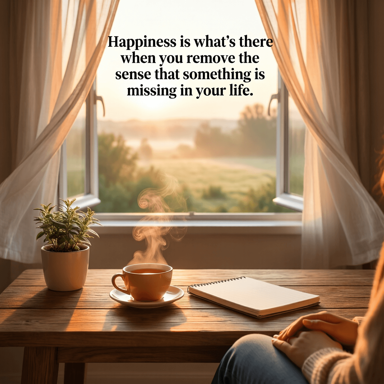 La felicidad es lo que queda cuando eliminas la sensación de que falta algo en tu vida. — Naval Ravikant