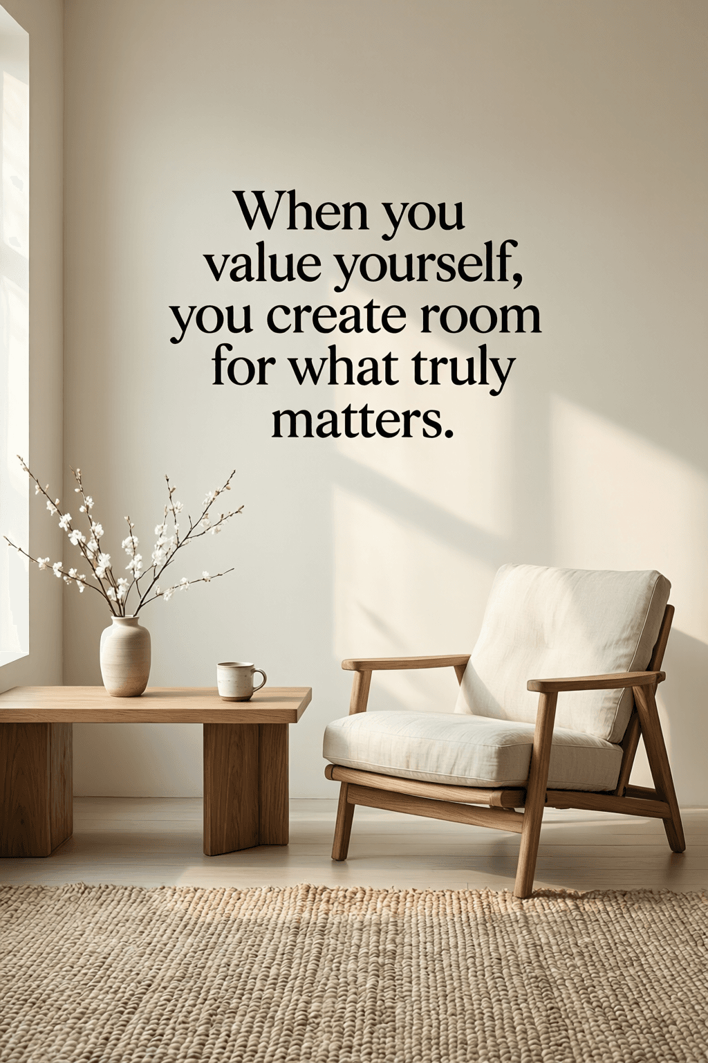 Self-Worth Creates Space for What Matters