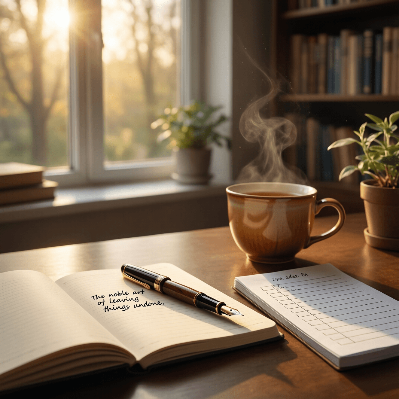 Besides the noble art of getting things done, there is the noble art of leaving things undone. — Lin Yutang