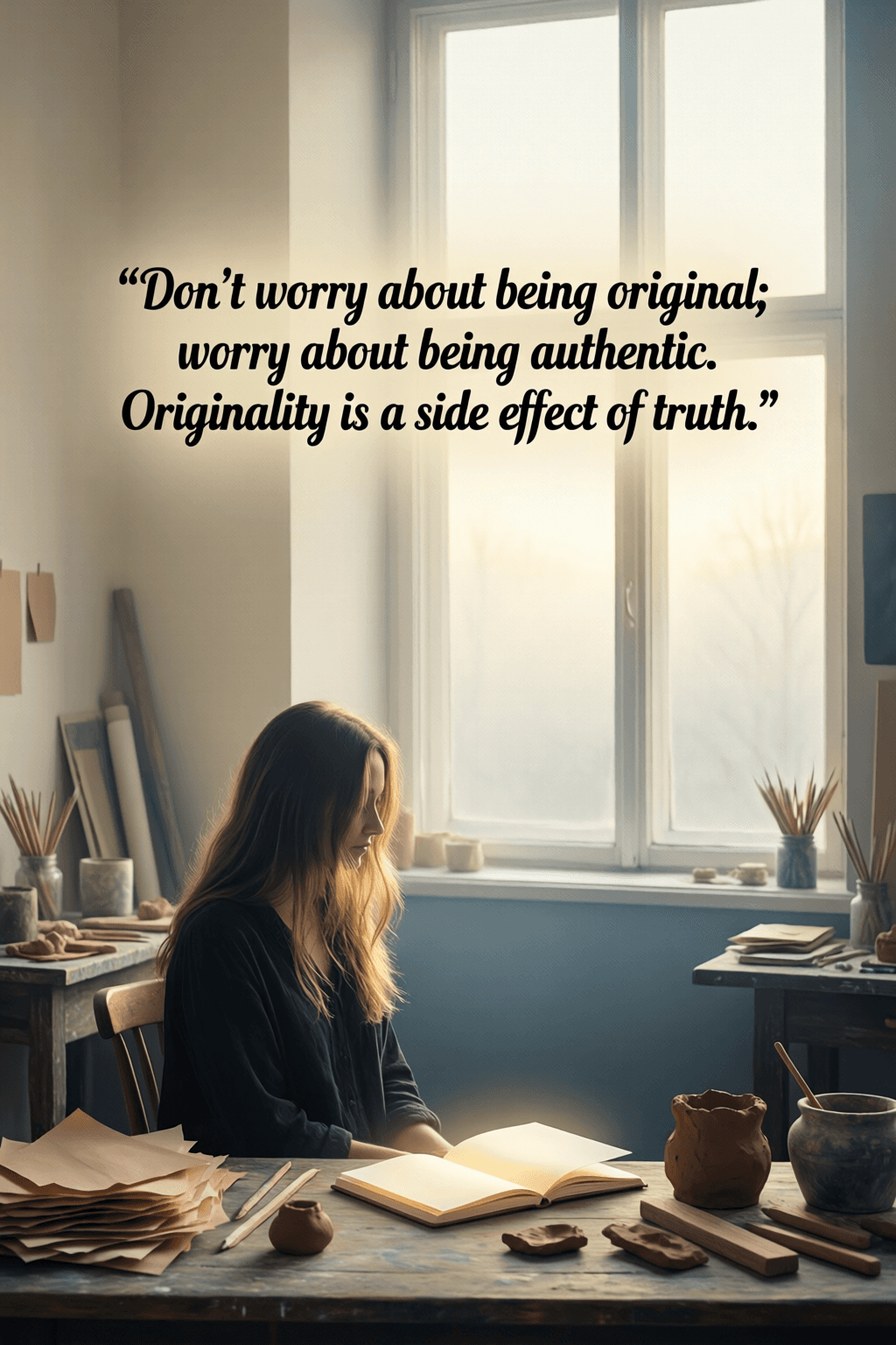 Authenticity First, Originality Will Follow Naturally Don't worry about being original; worry about being authentic. Originality is a side effect of truth