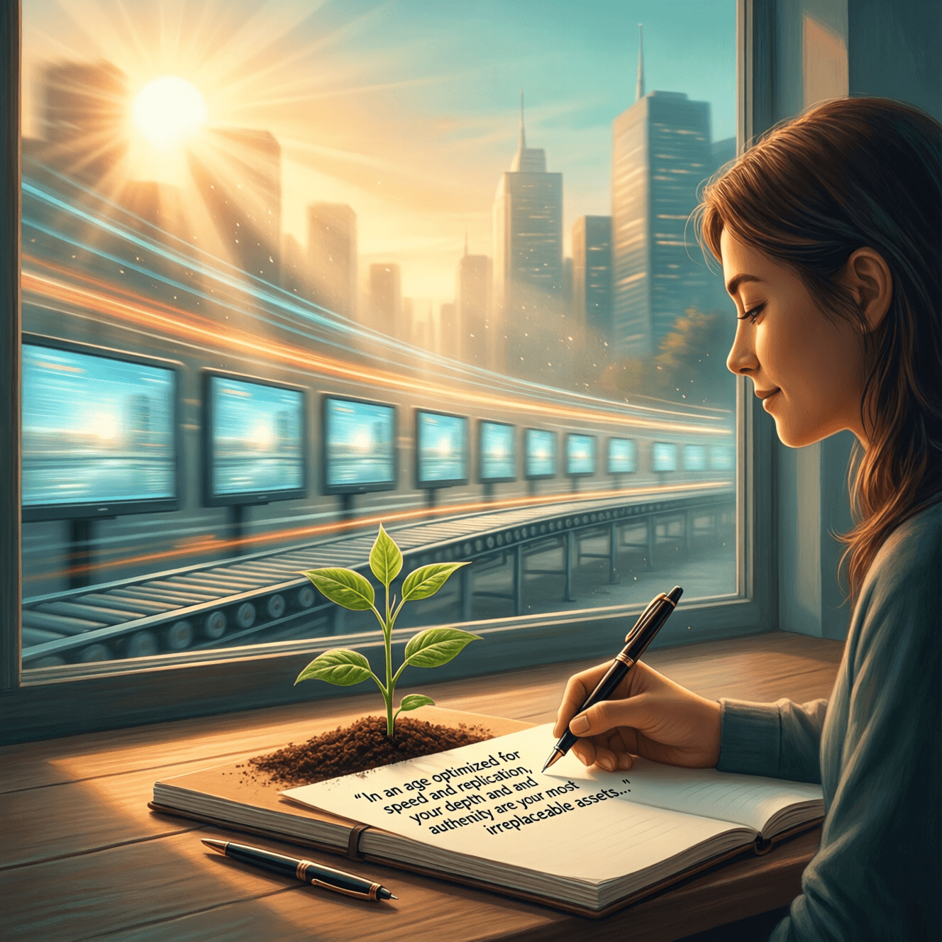 In an age optimized for speed and replication, your depth and authenticity are your most irreplaceable assets. Do not rush to be a machine when the world is starving for a human. — Faisal Hoque