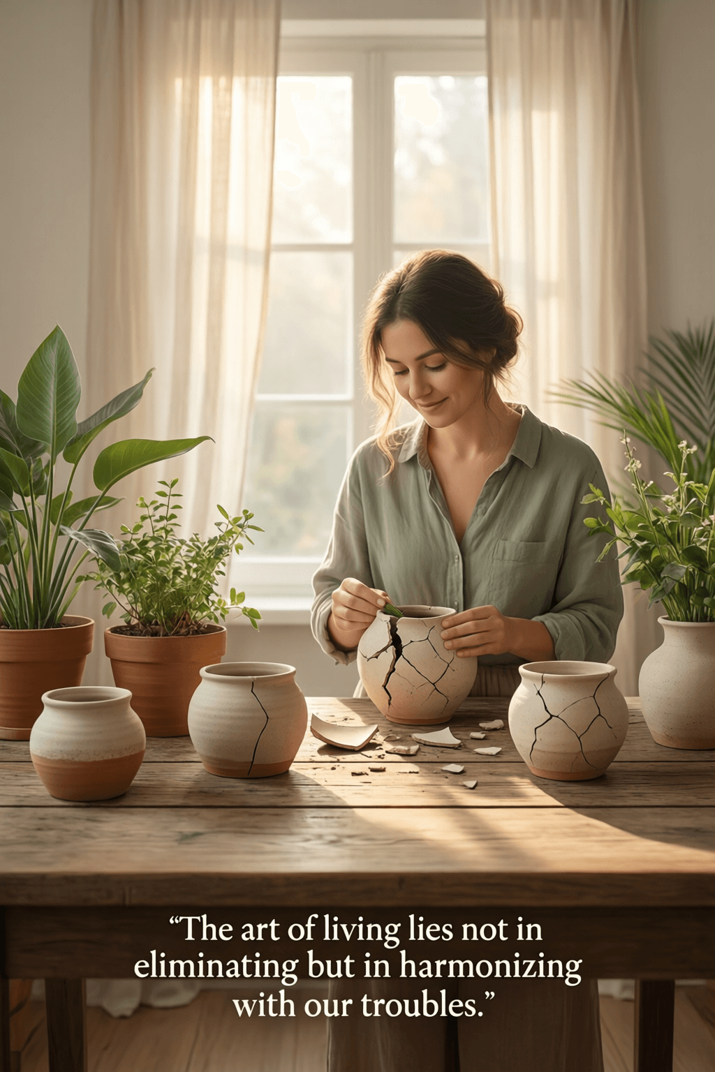 TheOneQuote 生活的艺术不在于消除烦恼,而在于与我们的烦恼和谐相处。——L.M. 蒙哥马利