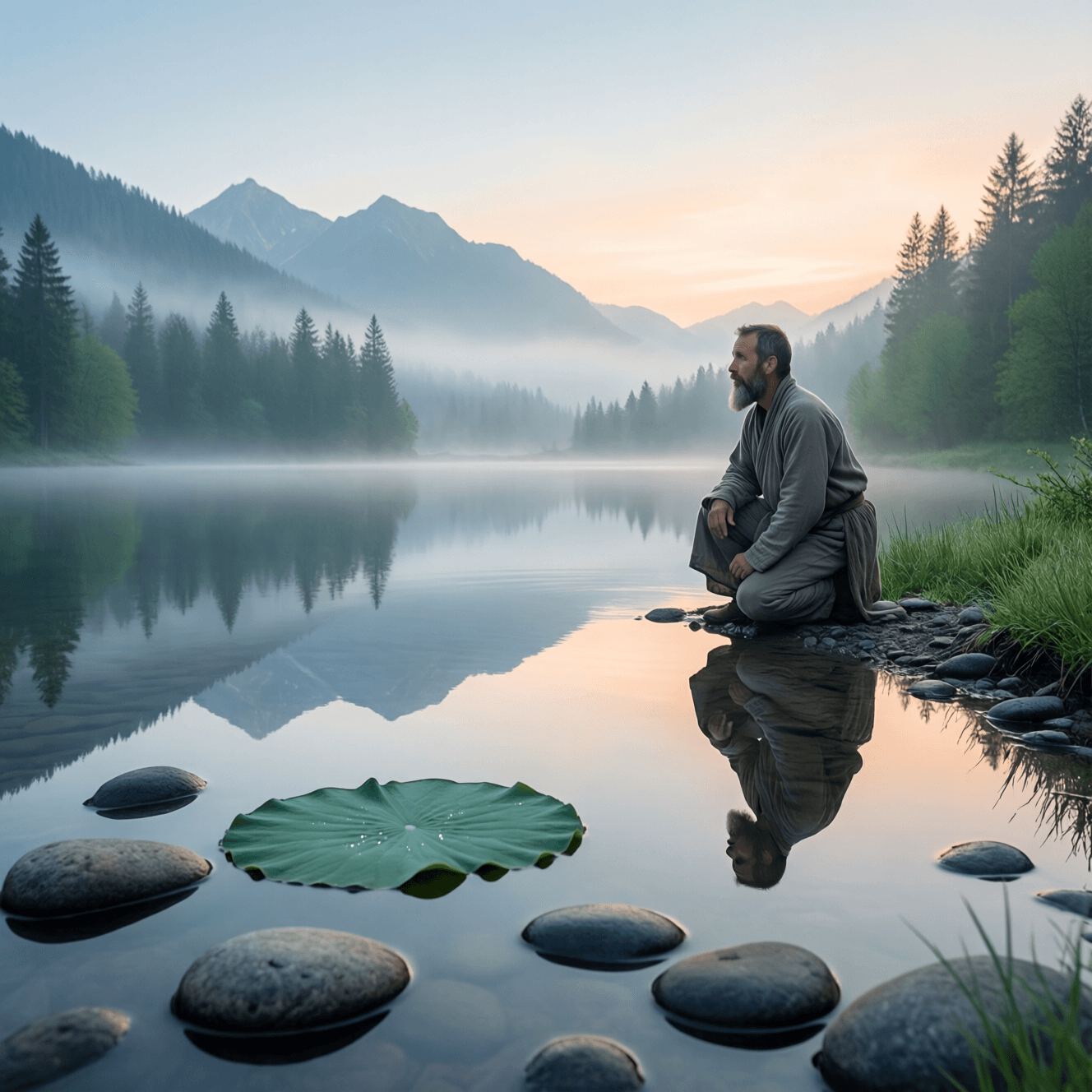 Only in still water can we see our own reflection — Chuang Tzu