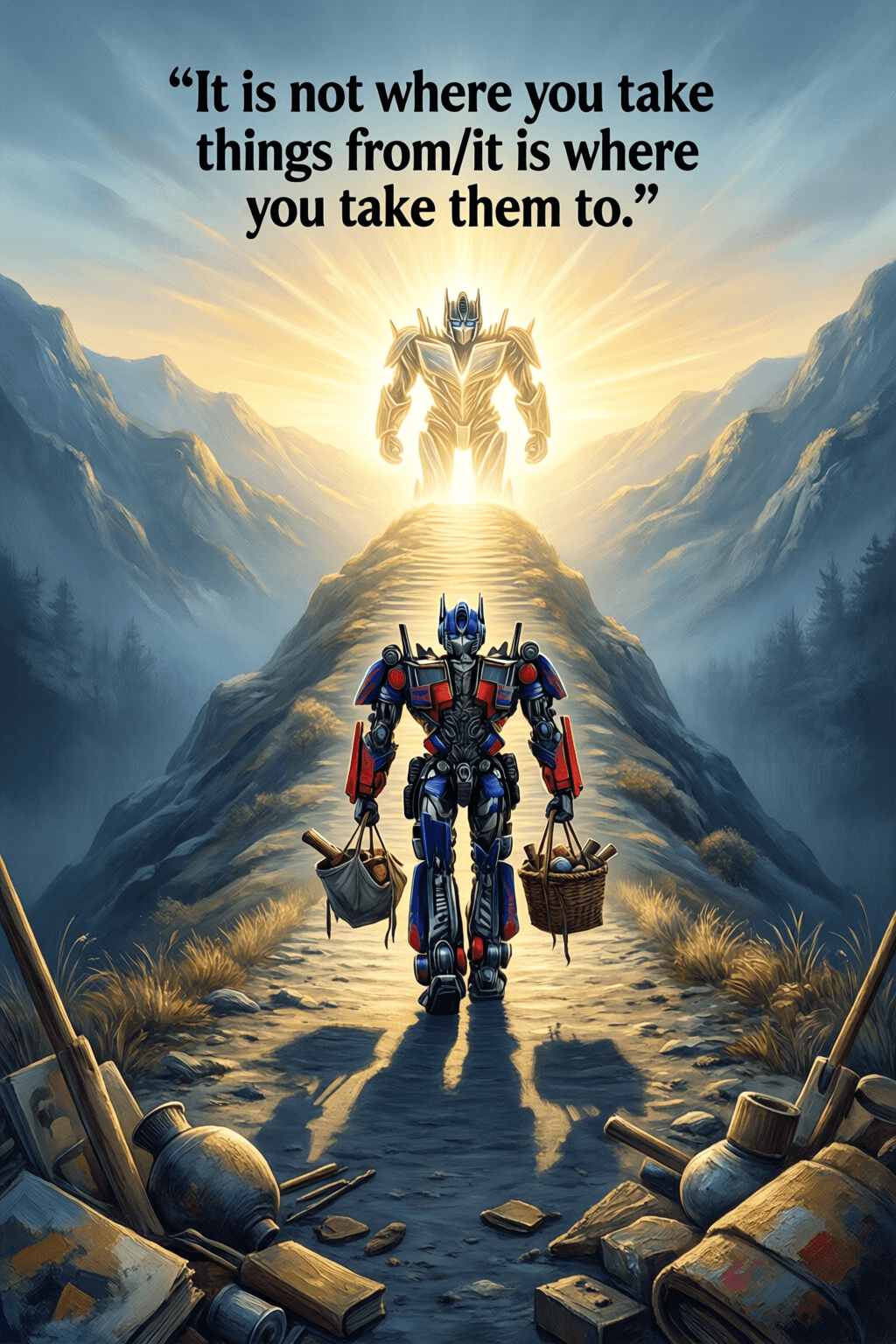 取材不重要,去向才定义创造 重要的不在于你从哪里取来东西,而在于你把它们带到哪里。——让-吕克·戈达尔