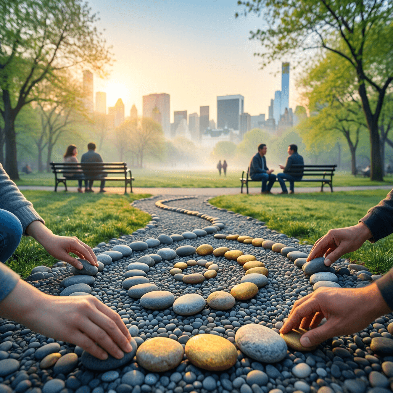 Peace is a daily, a weekly, a second-by-second process of gradually changing minds.