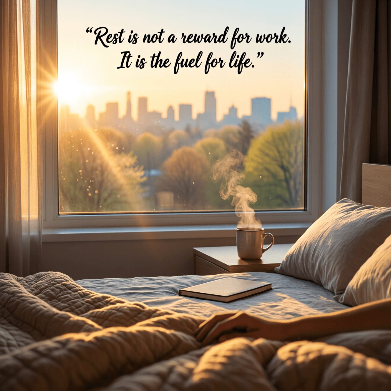 El descanso como combustible, no recompensa El descanso no es una recompensa por el trabajo. Es el combustible para la vida. — Proverbio