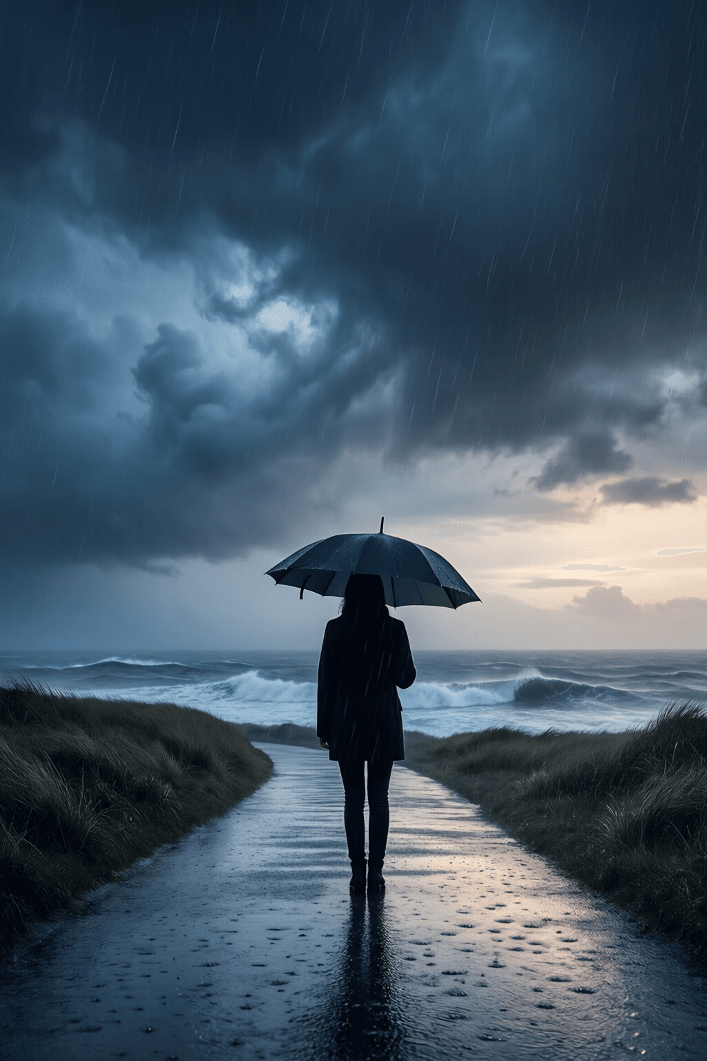 La serenidad no es la libertad de la tormenta, sino la paz en medio de la tormenta. — Julia Cameron