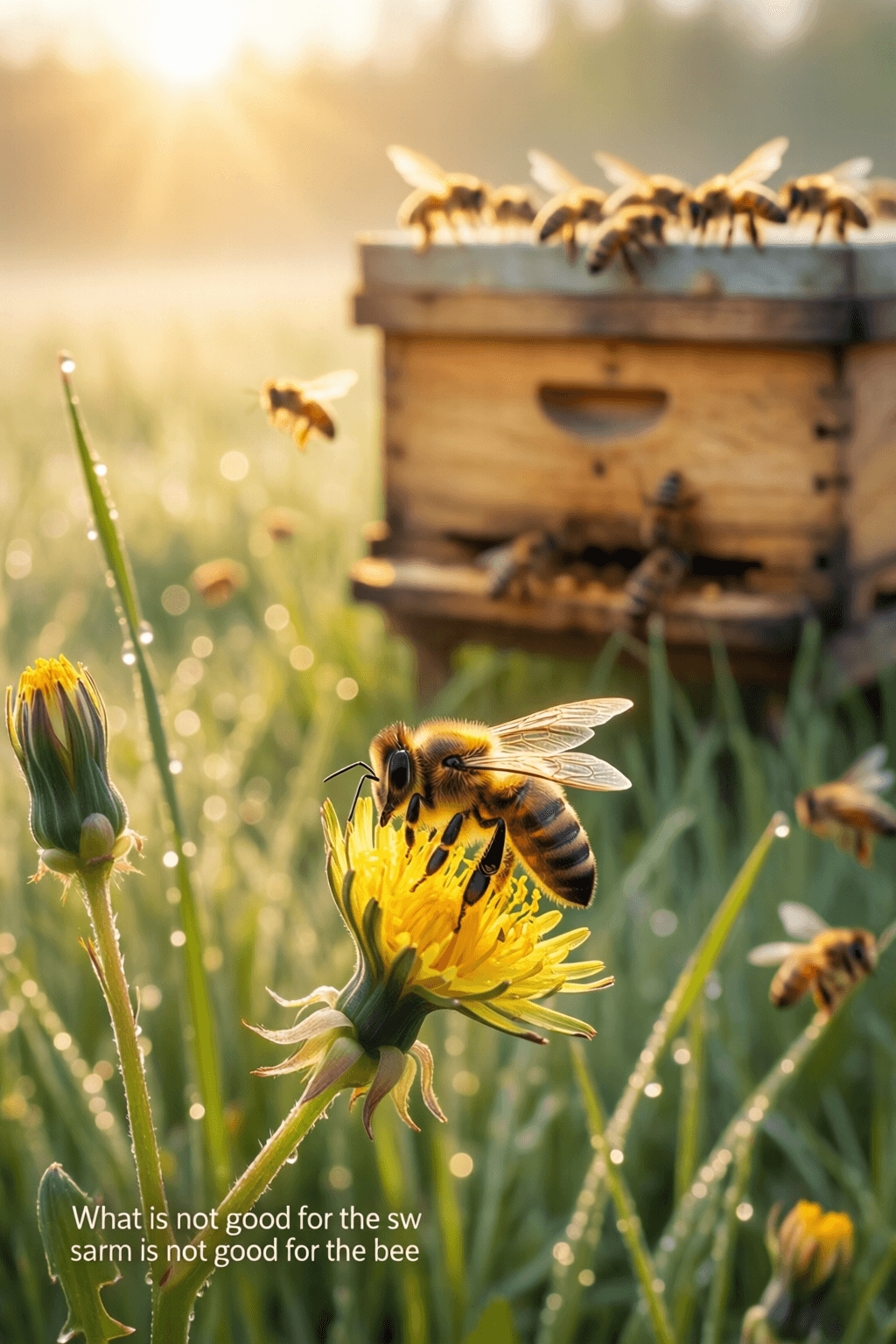 The Bee, the Swarm, and Shared Good