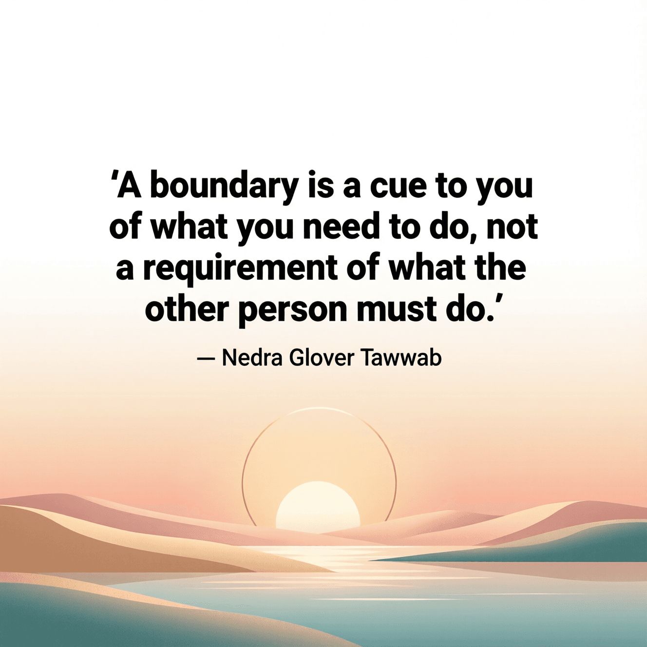 Boundaries as Self-Guidance, Not Control