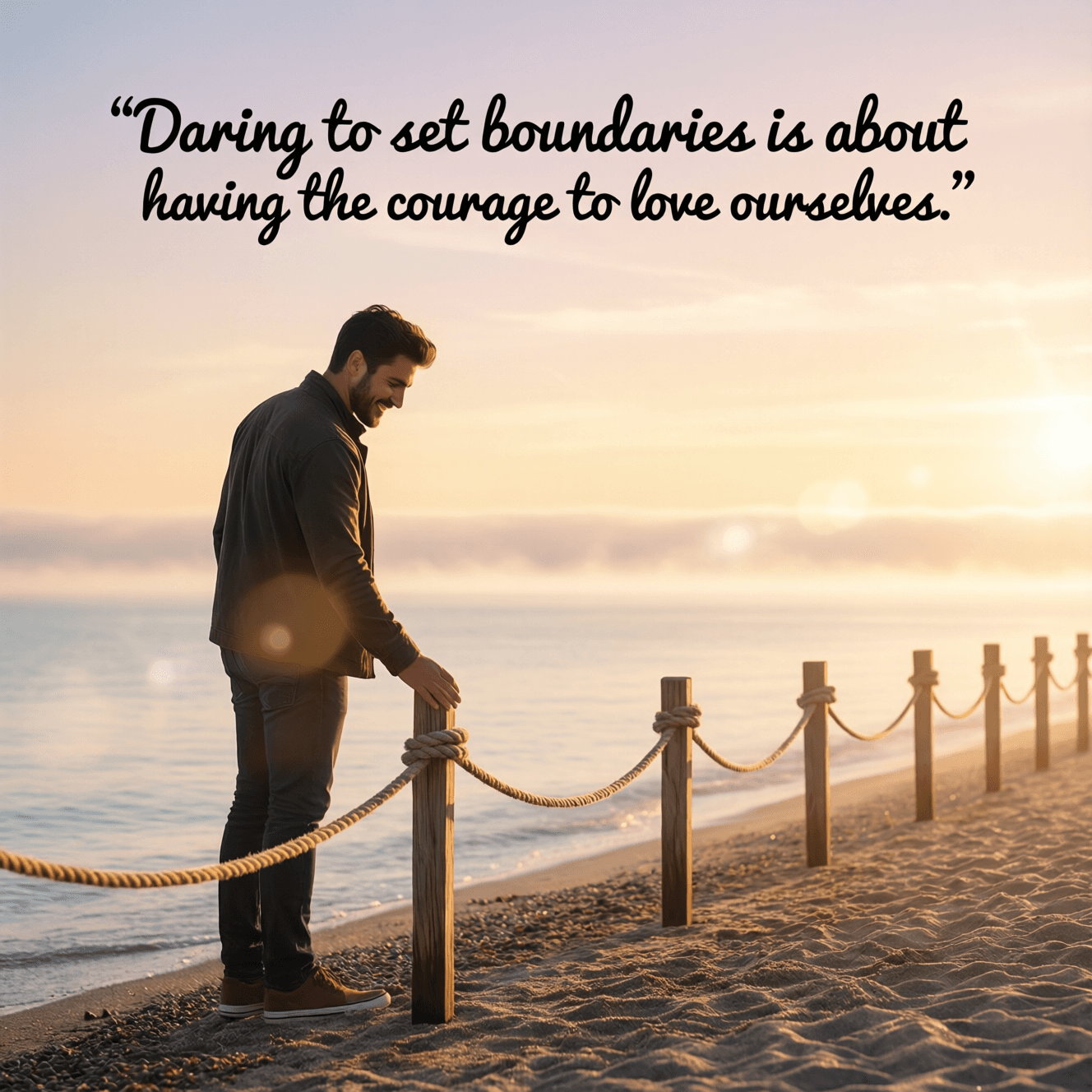 Daring to set boundaries is about having the courage to love ourselves. — Brené Brown