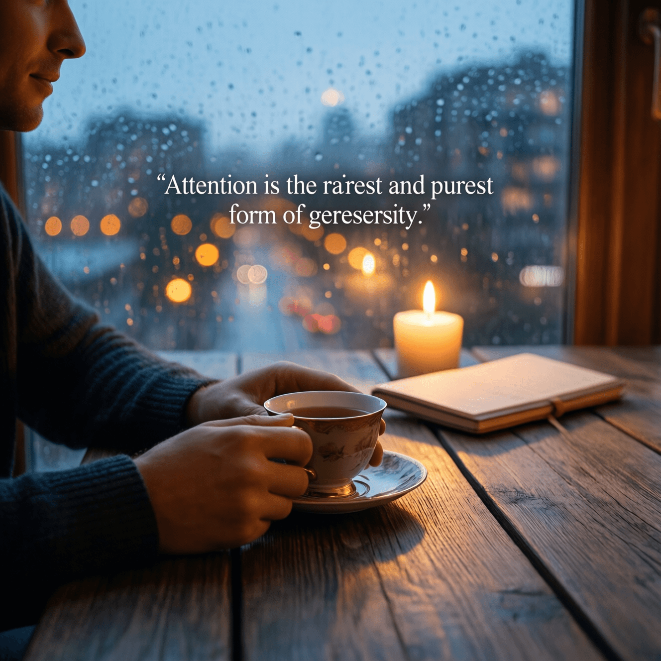 Attention is the rarest and purest form of generosity. — Simone Weil