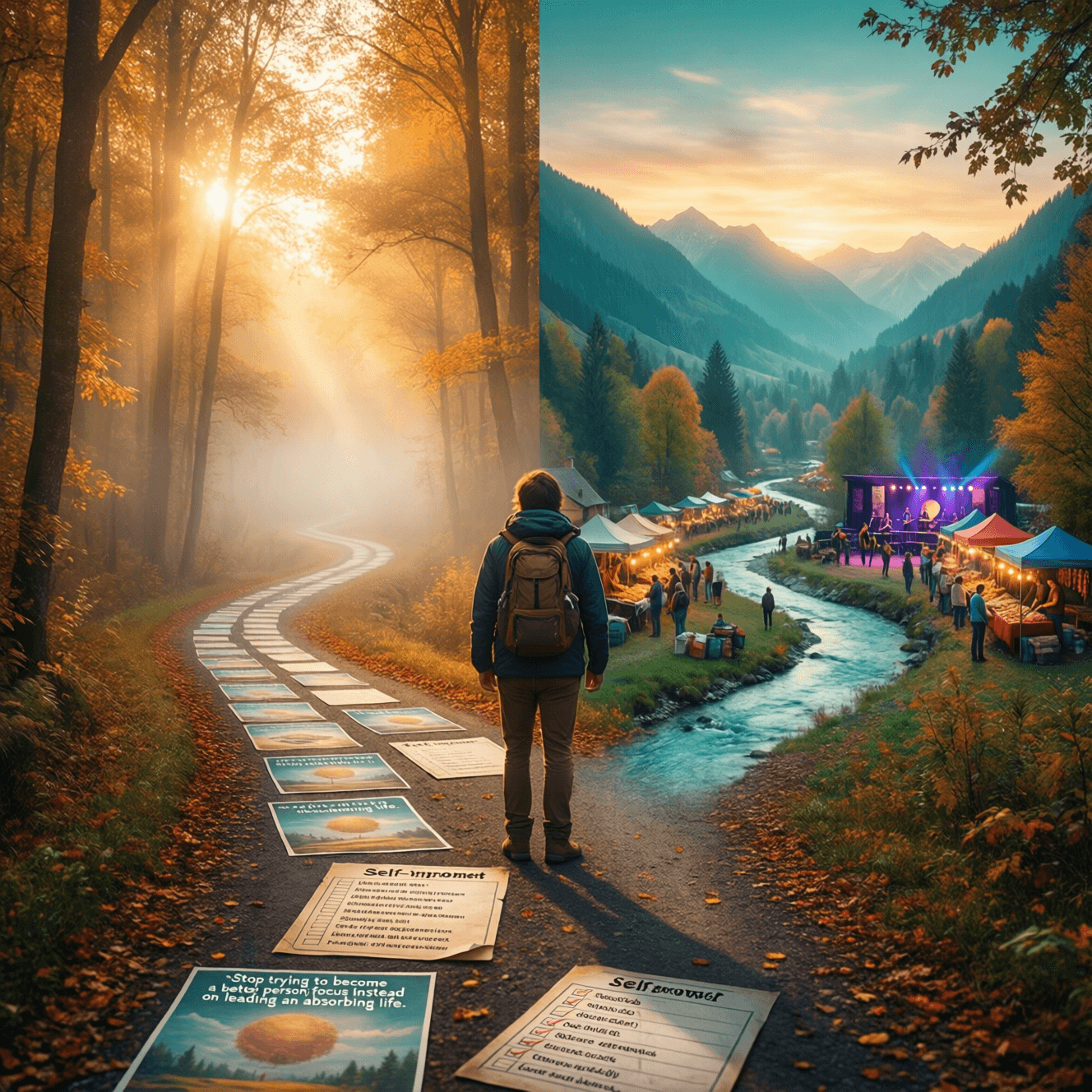 Stop trying to become a better person; focus instead on leading an absorbing life. — Oliver Burkeman