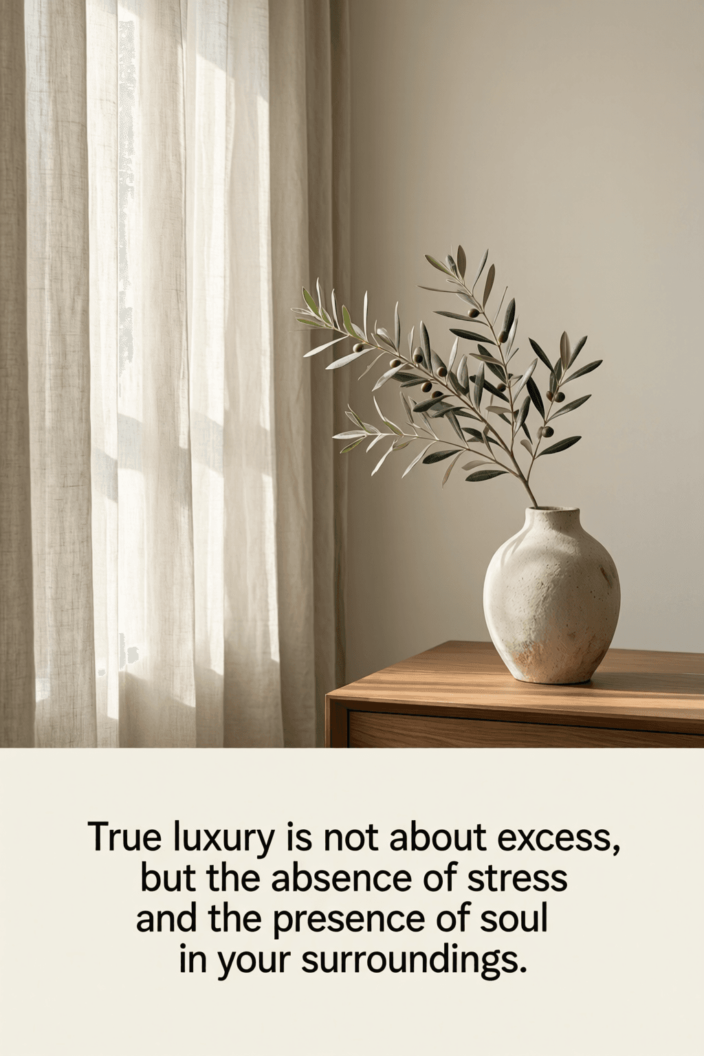 True Luxury Lives in Peace and Soul