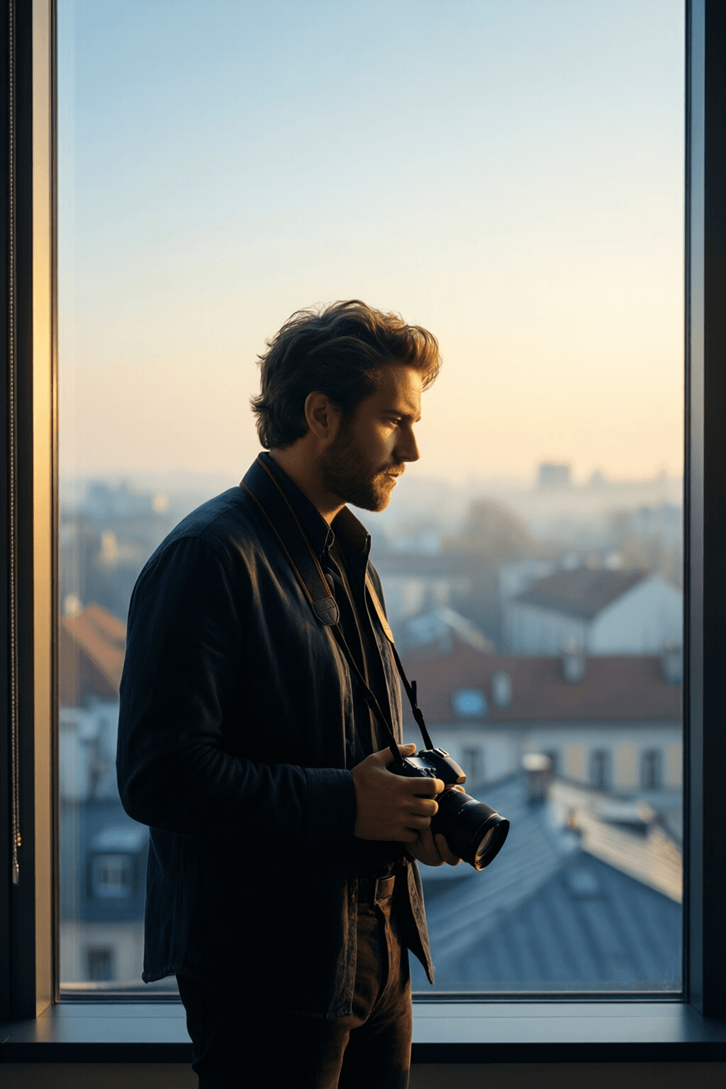 Photography Begins Beyond the Camera Lens It is an illusion that photos are made with a camera; they are made with the eye, heart, and head. —