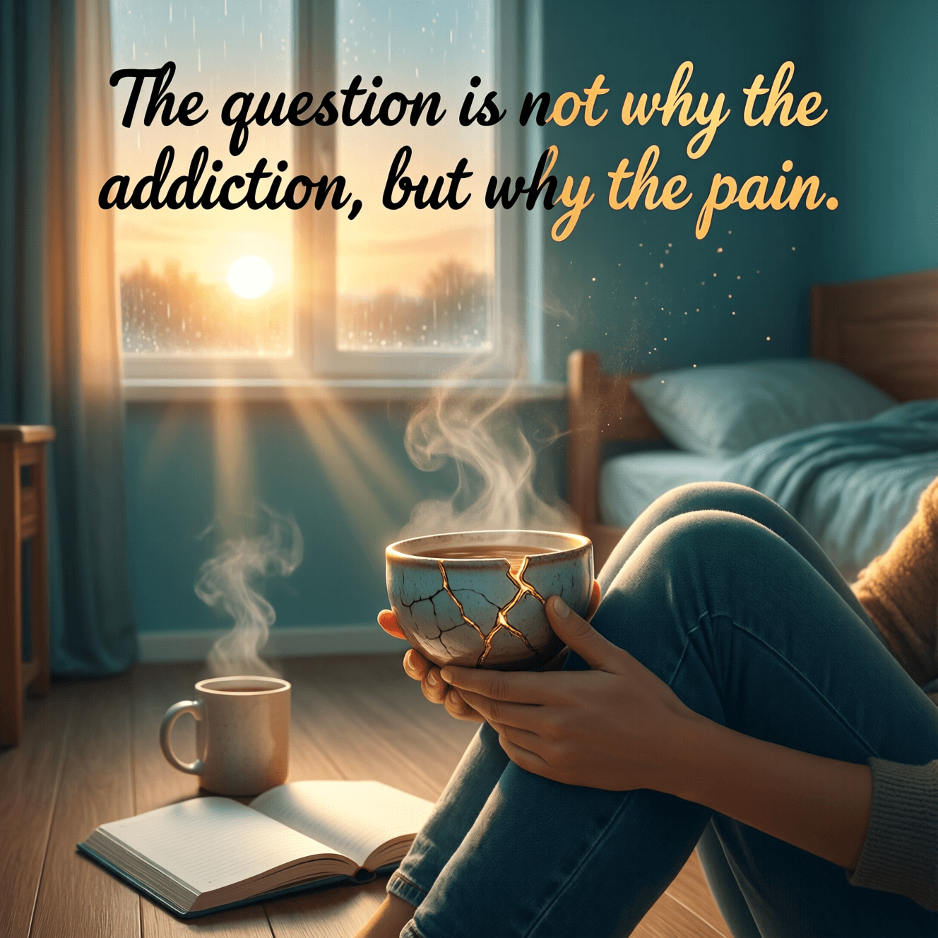 The question is not why the addiction, but why the pain. — Gabor Maté