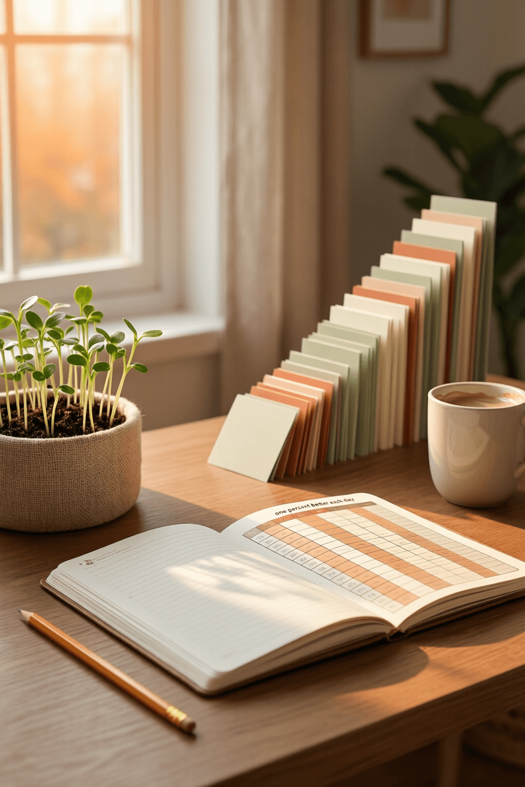 Small Daily Gains Create Remarkable Long-Term Change If you get one percent better each day for one year, you'll end up thirty-seven times better by the