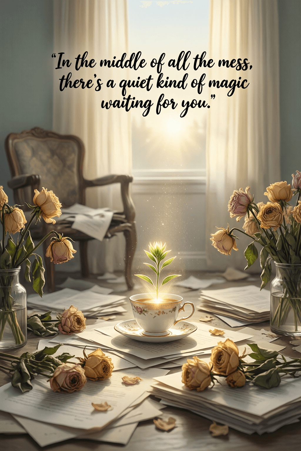 Finding Quiet Magic in Life’s Chaos In the middle of all the mess, there's a quiet kind of magic waiting for you. — Anne Lamott