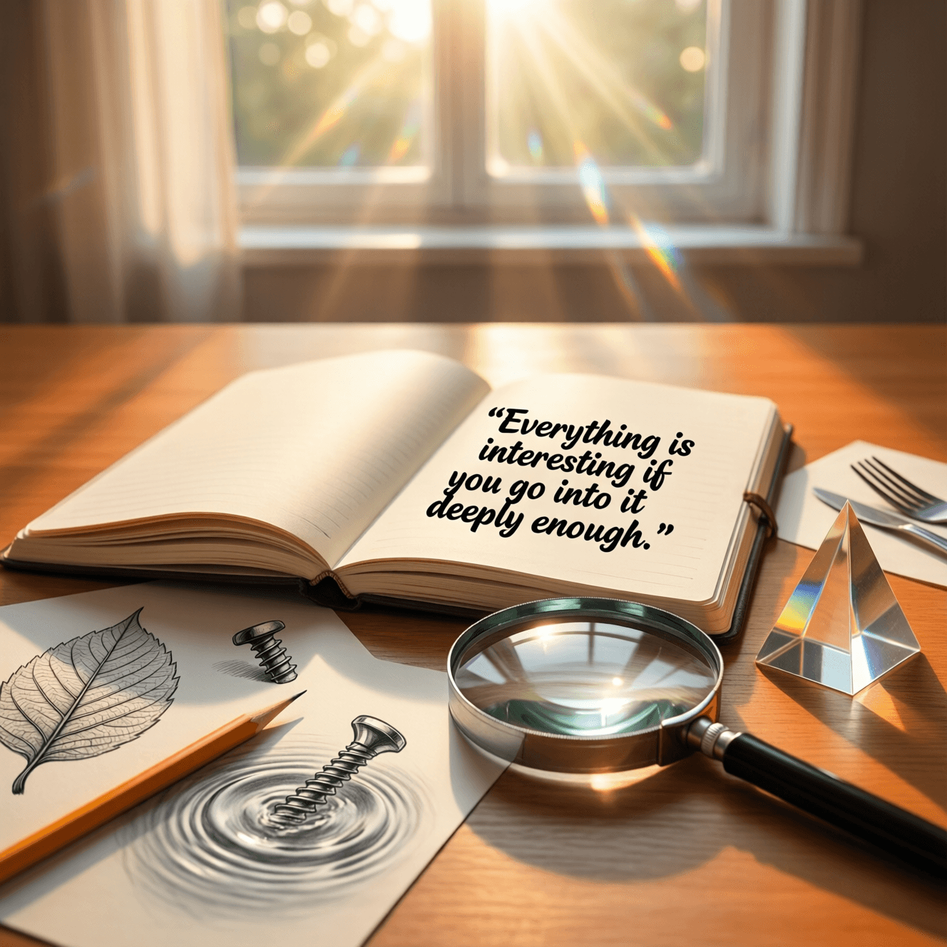 只要你深入得足够深,一切都很有趣。 - 理查德·费曼