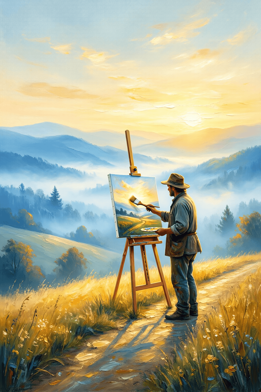 Painting as a Path to Inner Salvation Don't be an art critic, but paint, there lies salvation. — Paul Cézanne