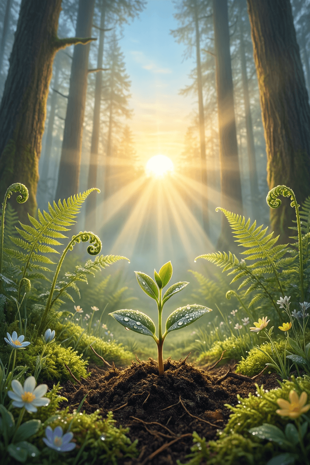 Nature’s Endless Power to Begin Again Nature is infinitely creative. It is always producing the possibility of new beginnings. — Marianne