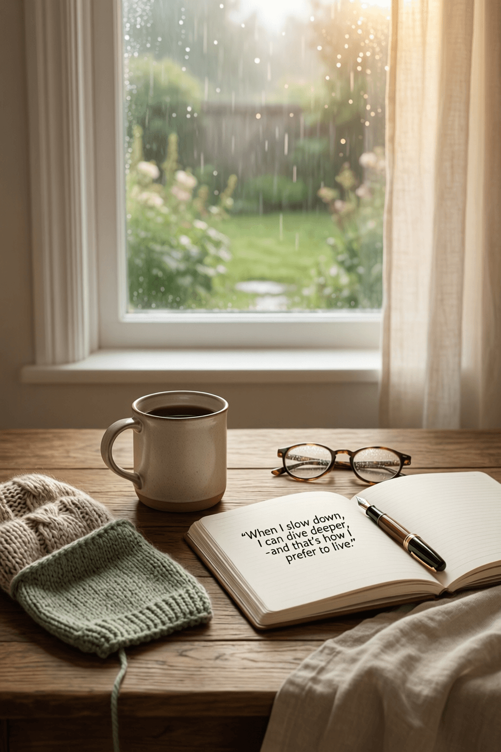 When I slow down, I can dive deeper—and that's how I prefer to live. — Carl Honoré