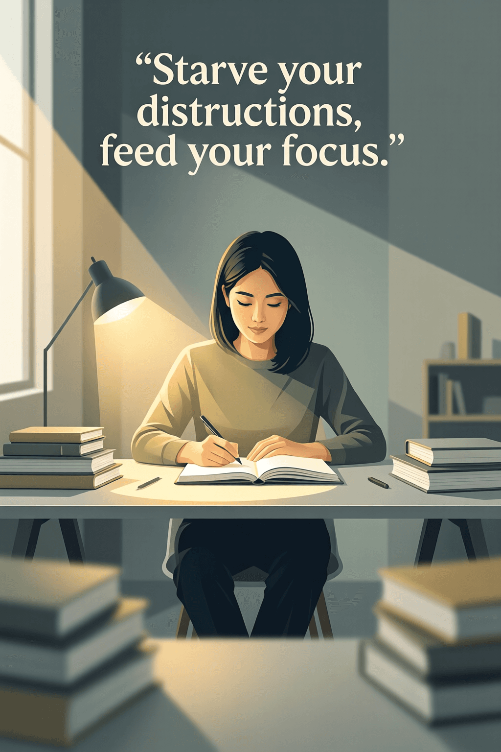 Starving Distraction to Feed What Truly Matters Starve your distractions, feed your focus. — Daniel Goleman