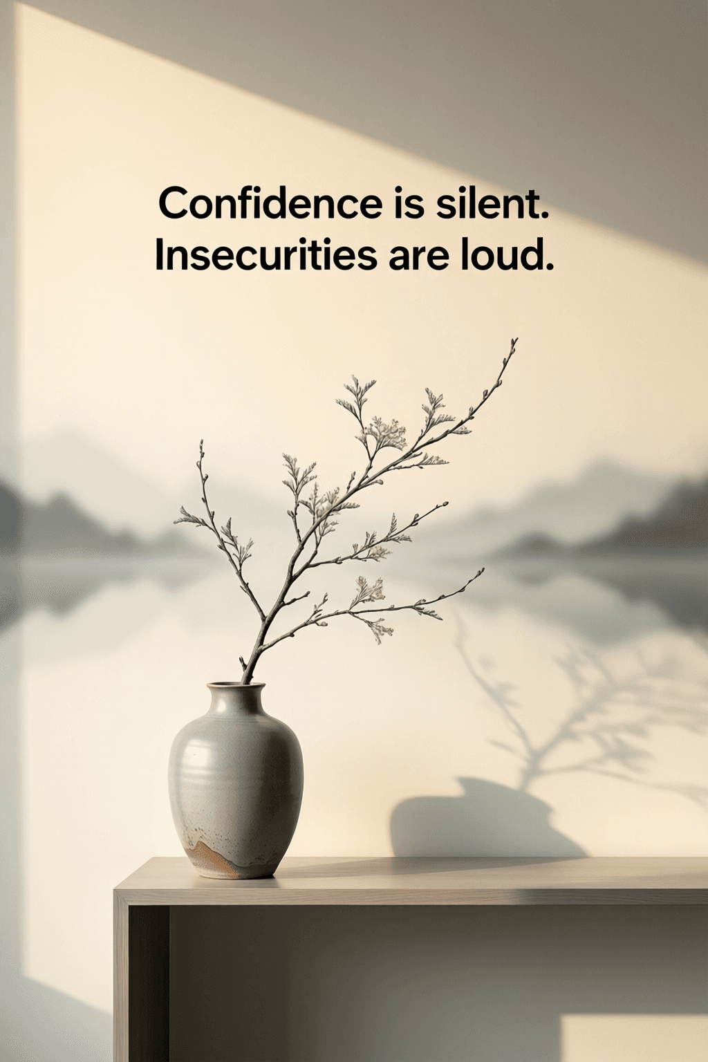 Why Confidence Speaks Softer Than Insecurity Confidence is silent. Insecurities are loud. — Aja Monet
