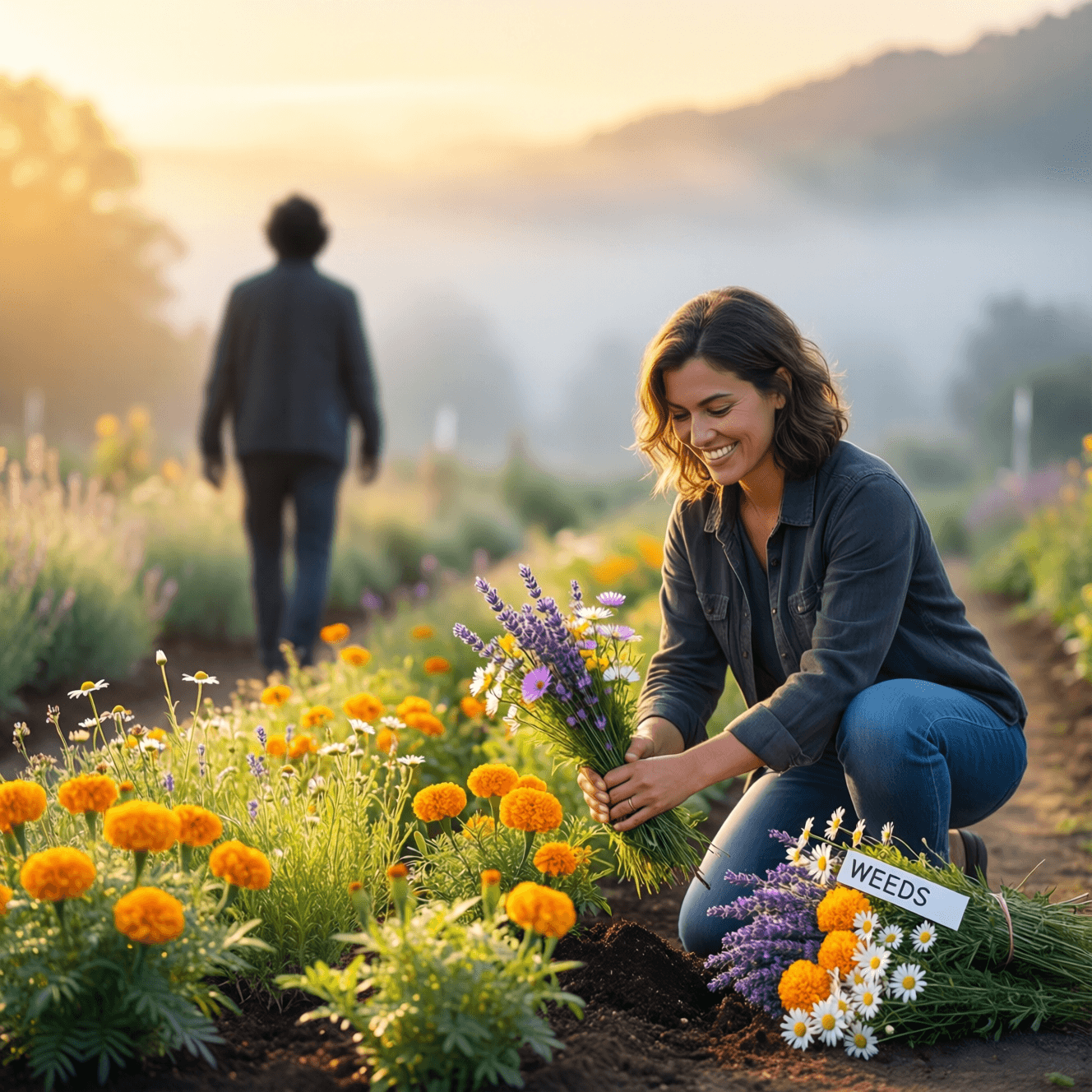 Quédate con la persona equivocada el tiempo suficiente y te convencerá de que tus flores son malas hierbas. — Kierra C.T. Banks