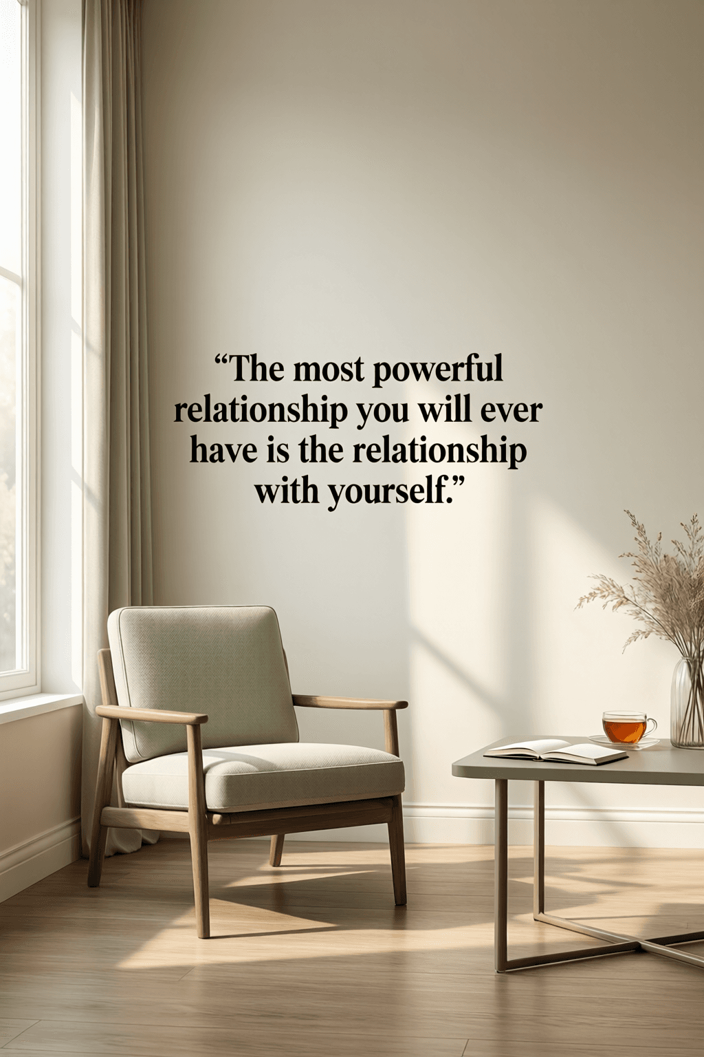 La relación decisiva es contigo mismo La relación más poderosa que jamás tendrás es la relación contigo mismo. — Nedra Glover Tawwab
