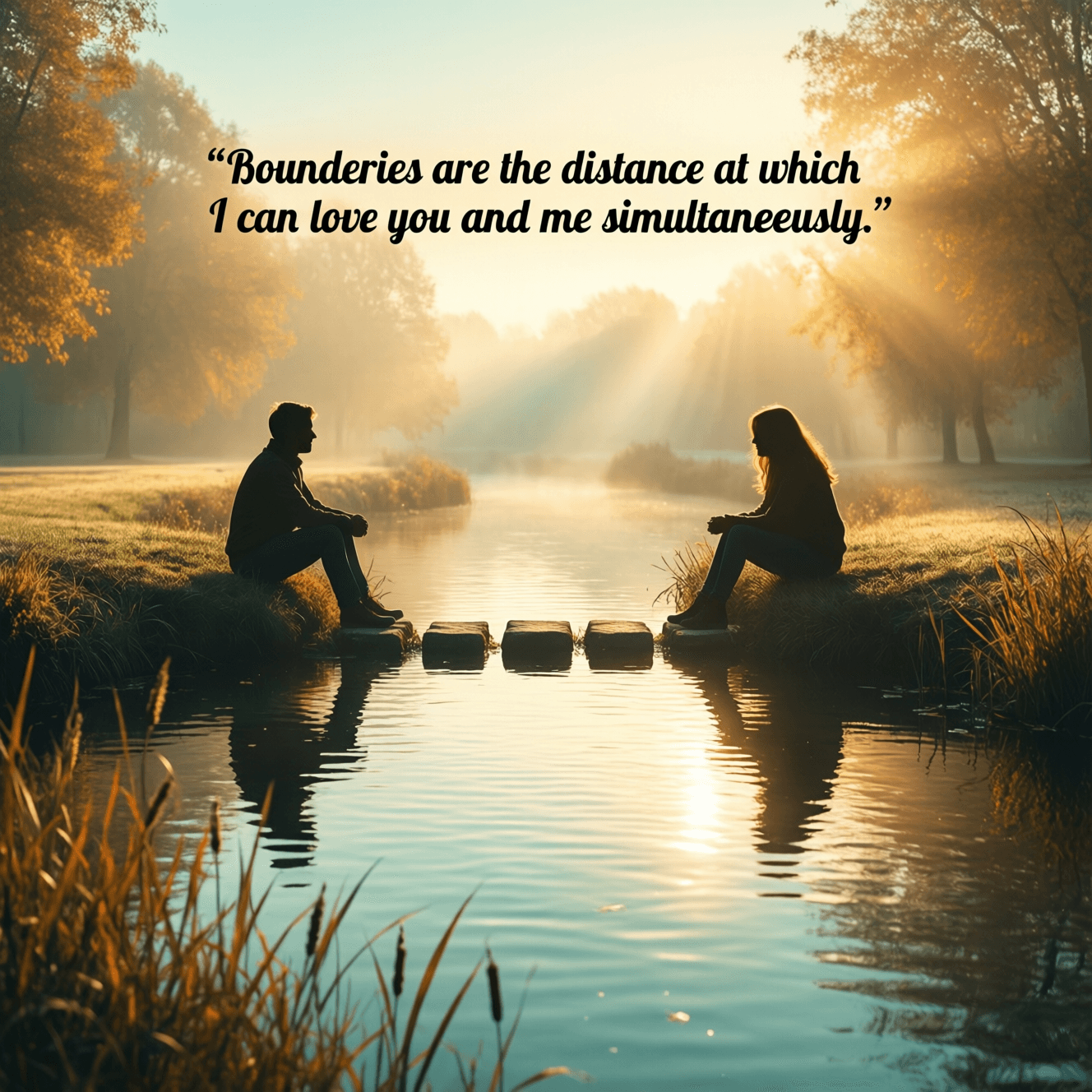 Boundaries are the distance at which I can love you and me simultaneously. — Prentis Hemphill