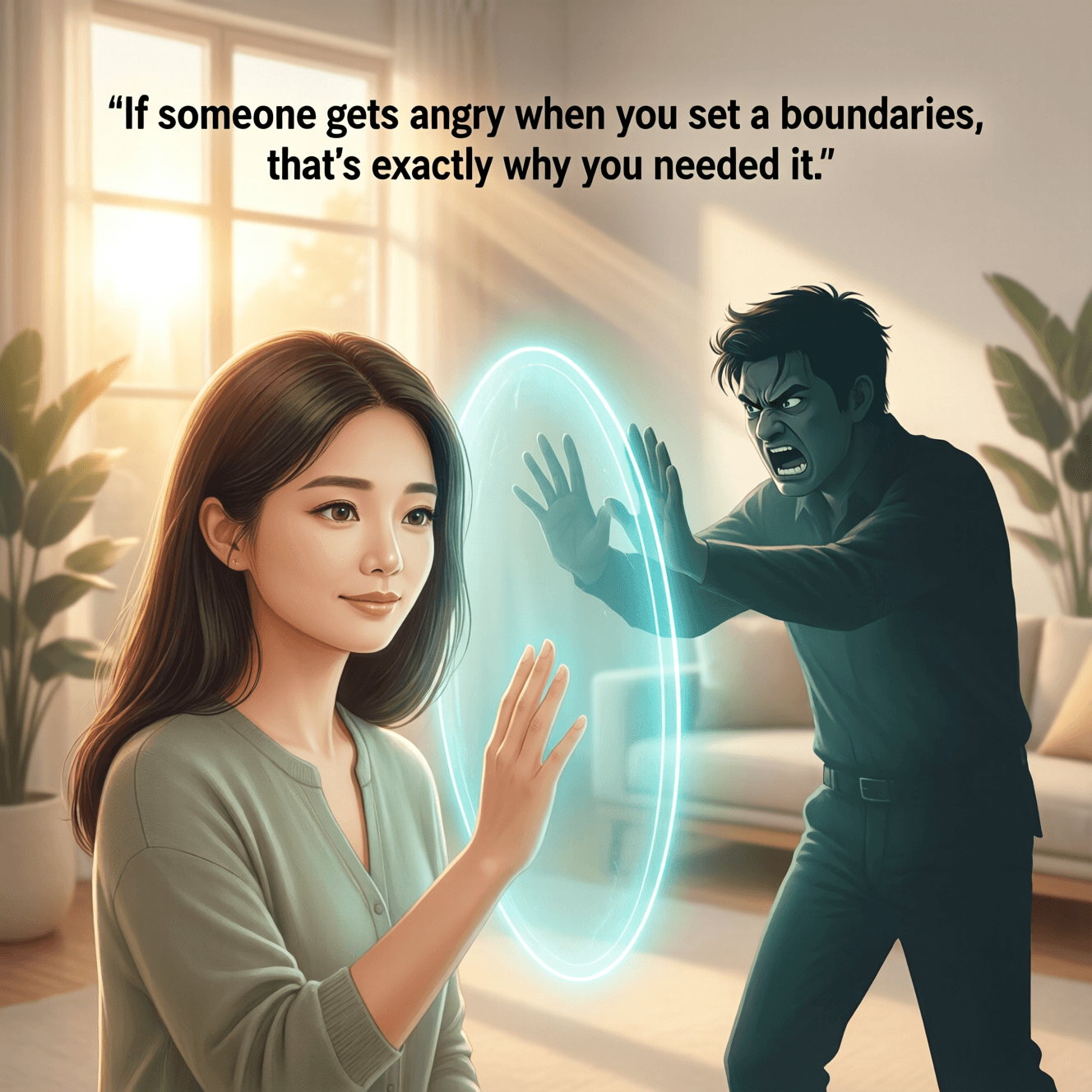 Si alguien se enfada cuando estableces un límite, eso es exactamente por lo que lo necesitabas. — J.S. Wolfe