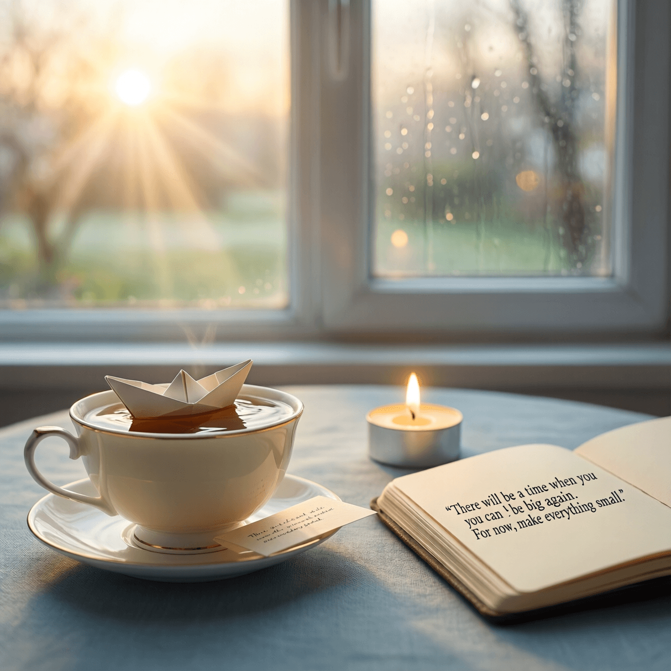 There will be a time when you can be big again. For now, make everything small. — Emma Gannon