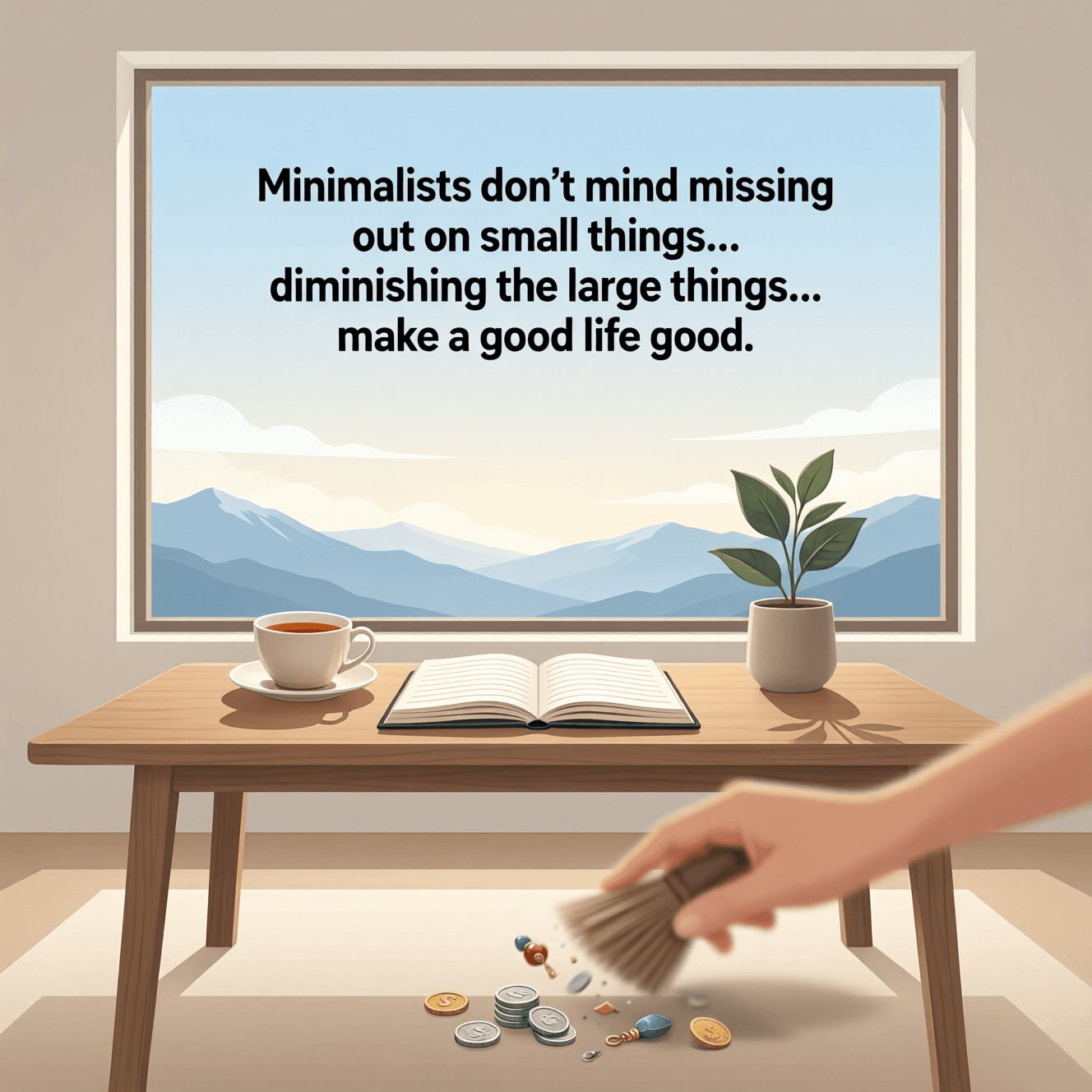 极简主义者不介意错过小事;更让他们担心的是,那些他们知道能让美好生活更美好的大事正在被削弱。——卡尔·纽波特