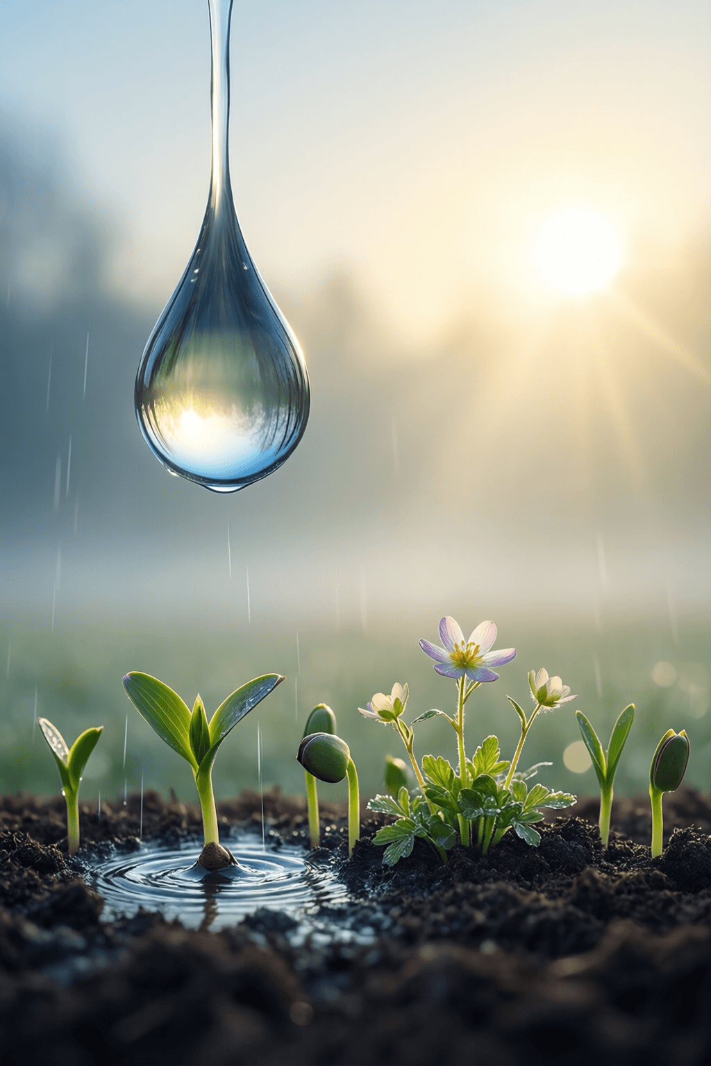 Today's tears water tomorrow's gardens. — Matshona Dhliwayo