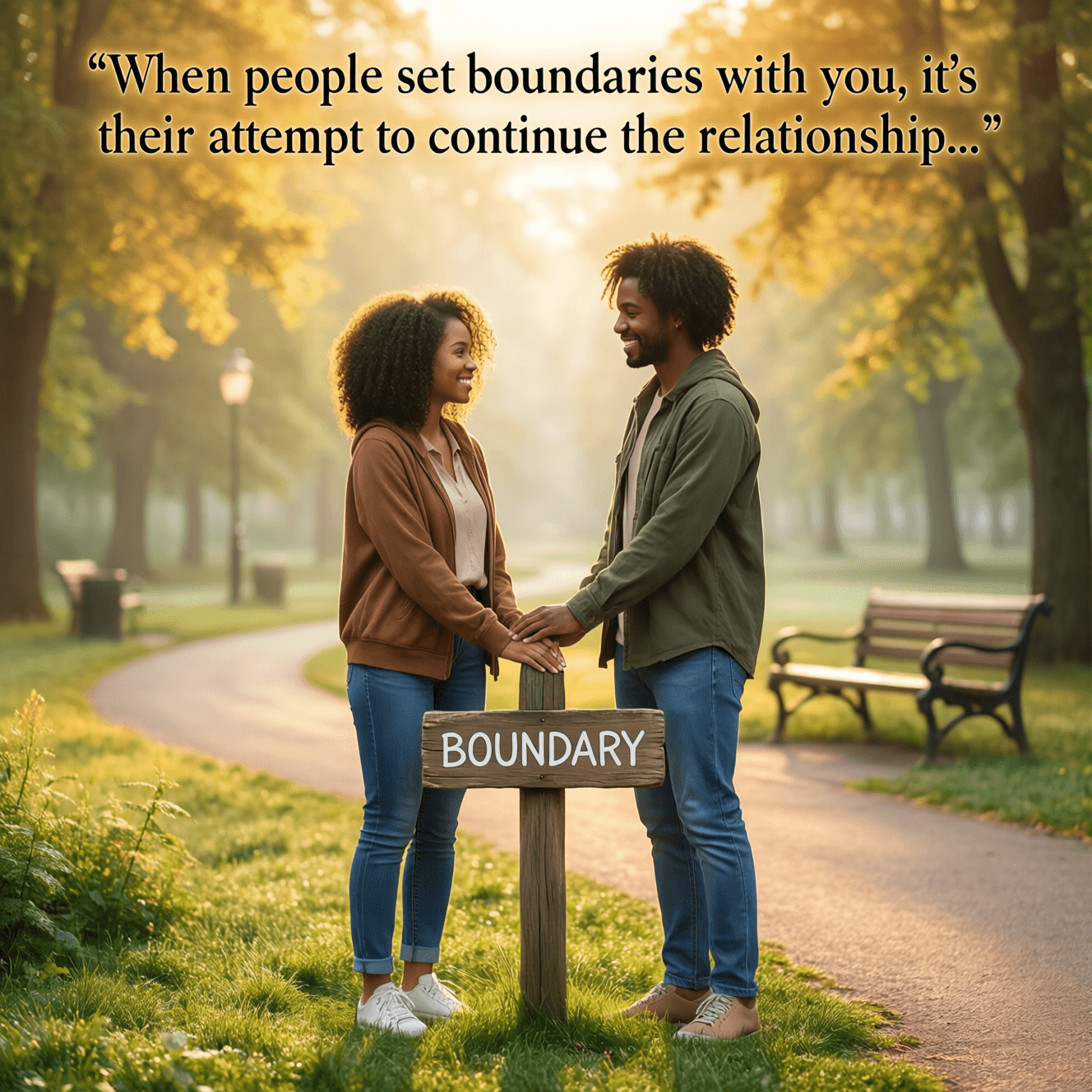 Cuando la gente establece límites contigo, es su intento de continuar la relación. No es un intento de herirte. — Elizabeth Earnshaw