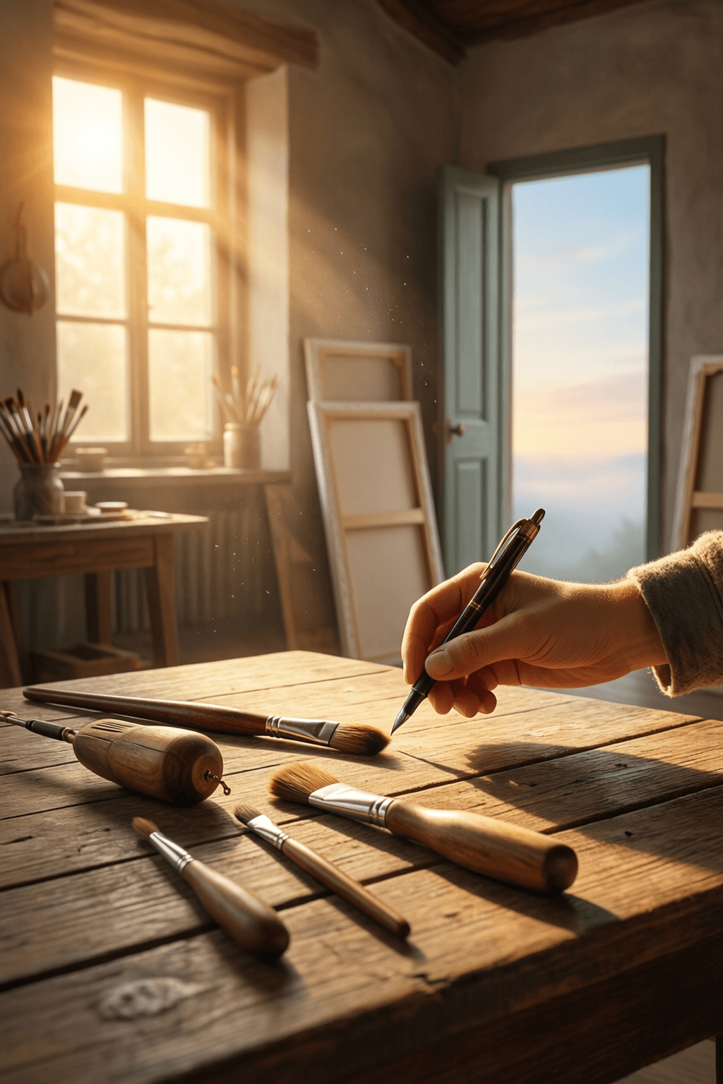 Courage for Creating Despite Comparisons