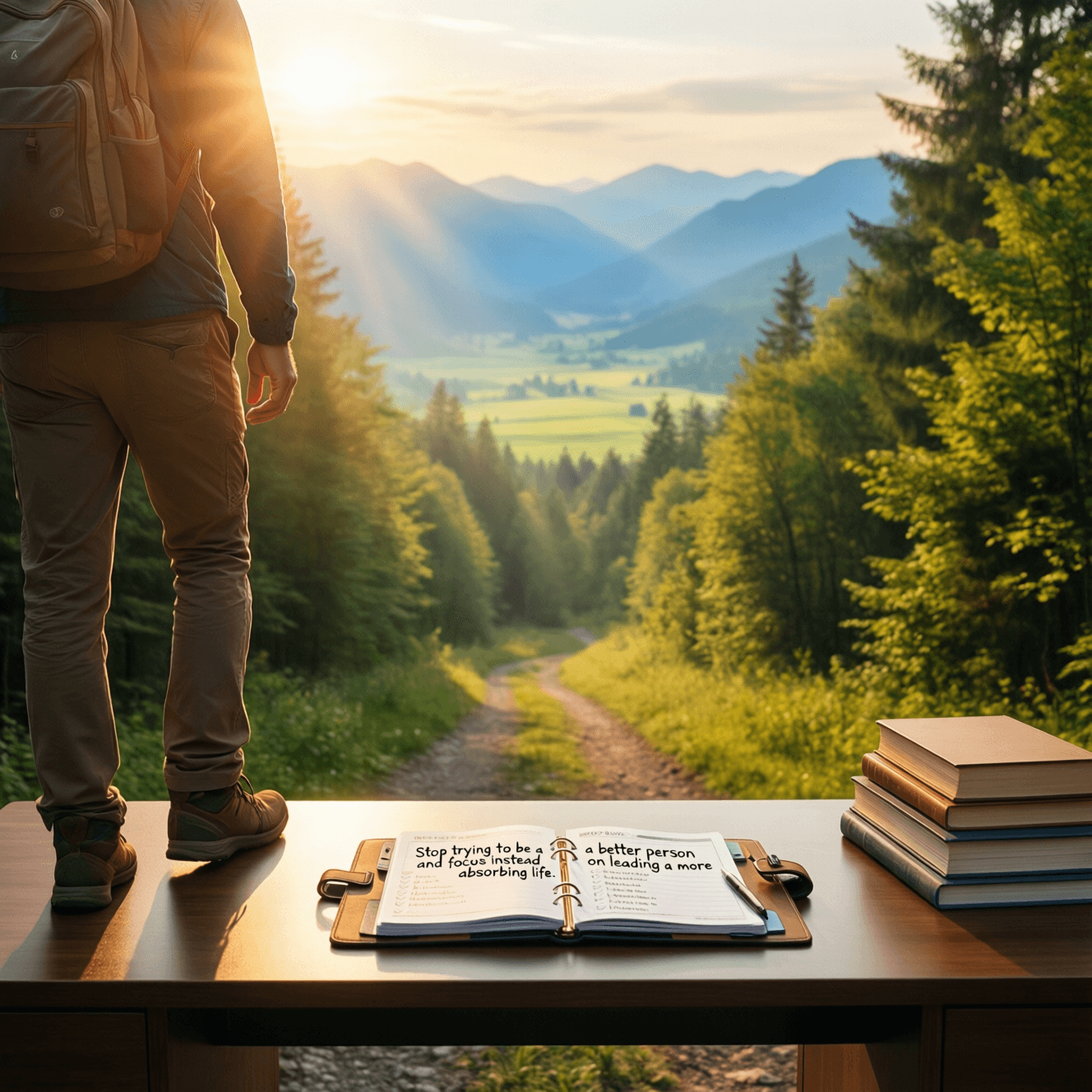 Stop trying to be a better person and focus instead on leading a more absorbing life. — Oliver Burkeman