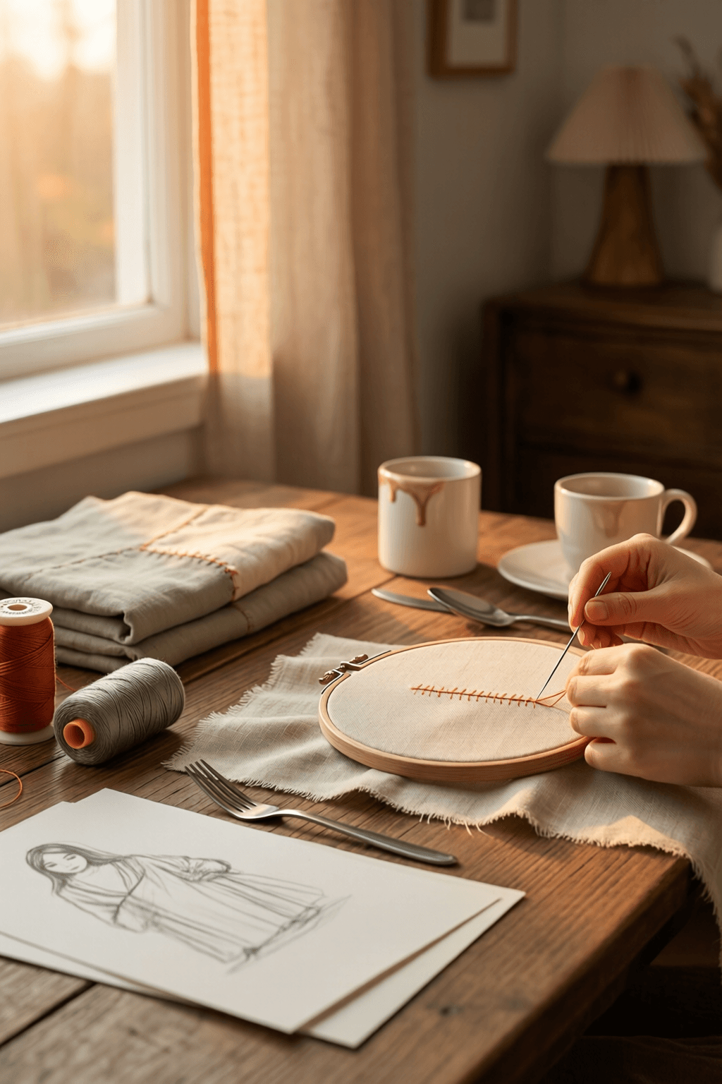 Patience as the Artist’s Quiet Form of Defiance The artist must elect to fight for the beauty of the work, stitch by patient stitch, against the rus