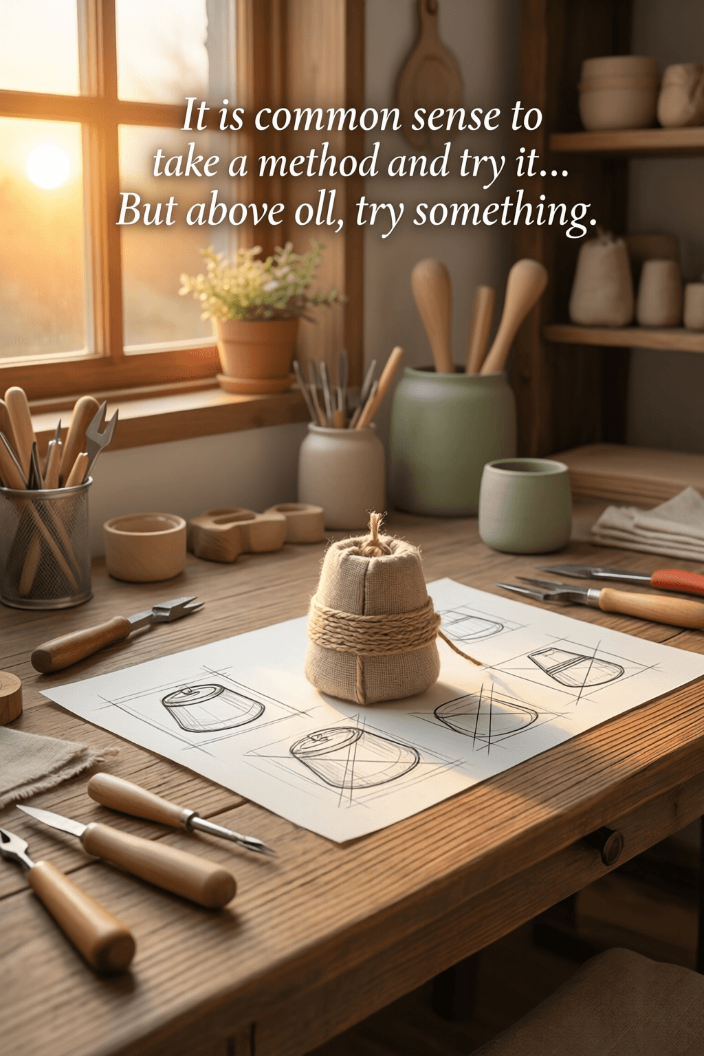 Why Action Matters More Than Perfect Certainty It is common sense to take a method and try it. If it fails, admit it frankly and try another. But a