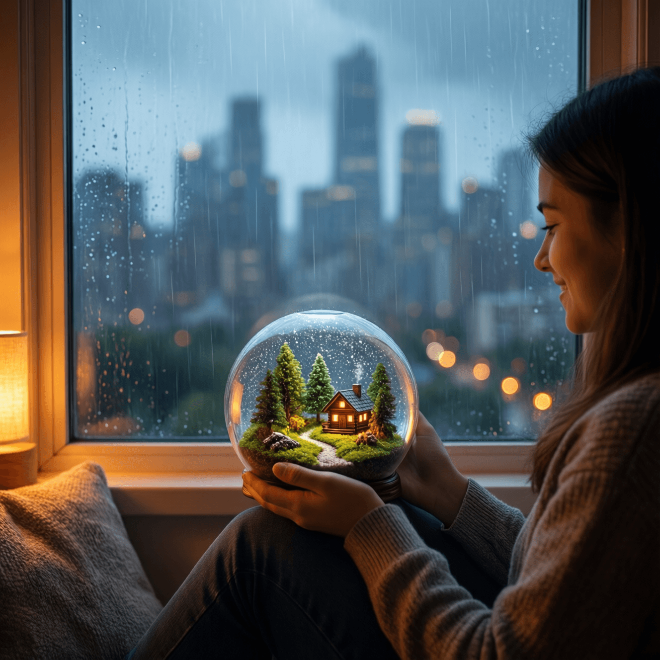 When the world feels larger than life, make your world a little bit smaller. — Valentina Ogaryan