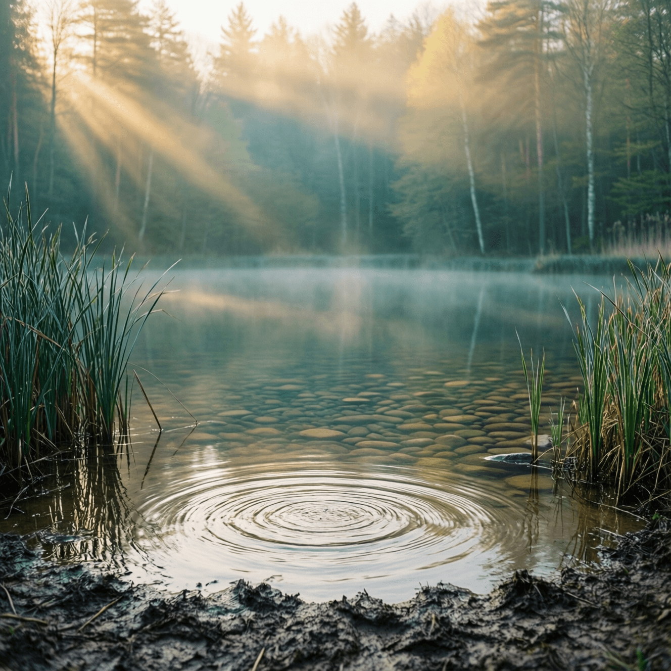 Clarity Emerges When We Stop Forcing Muddy water is best cleared by leaving it alone. — Alan Watts