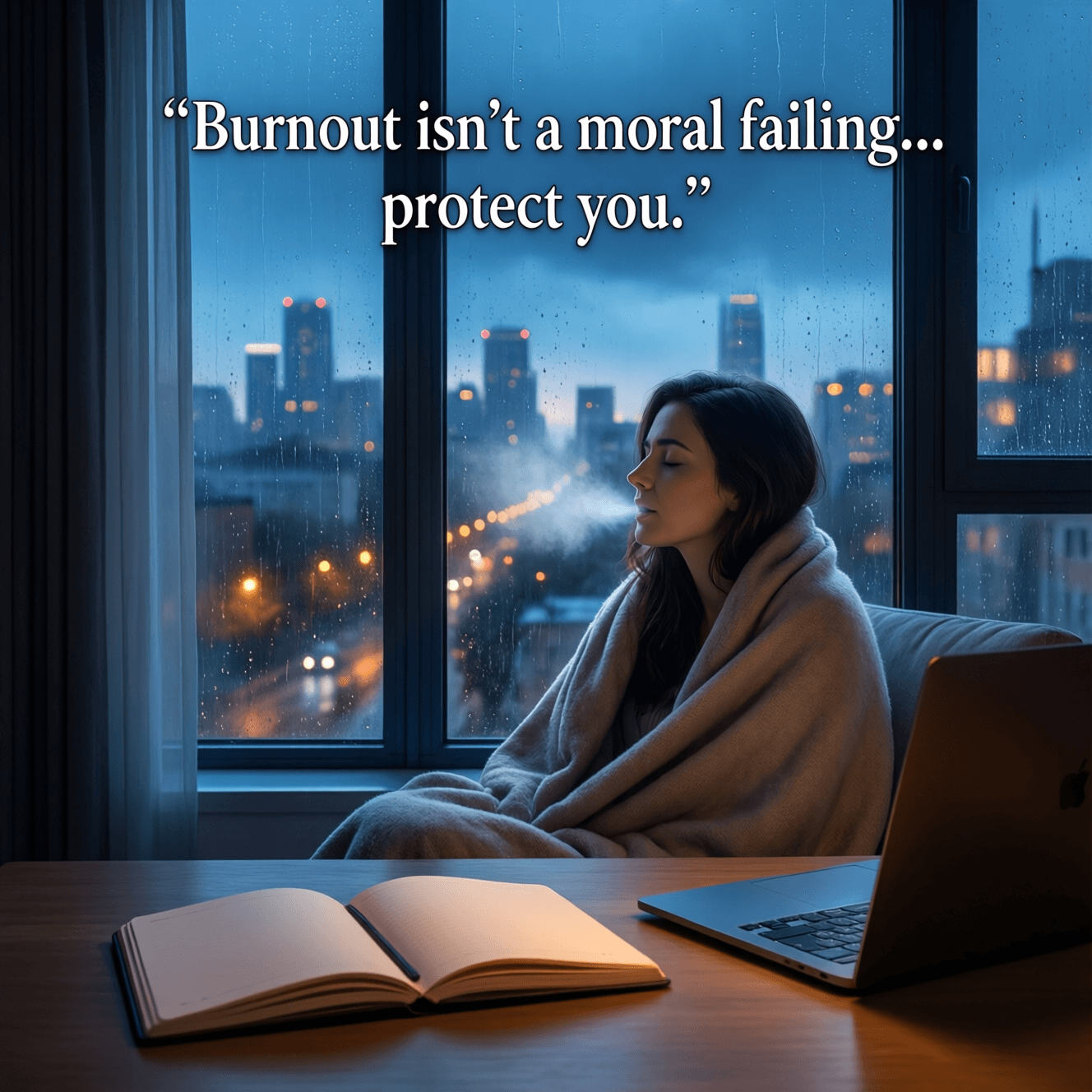 倦怠并不是道德上的失败。它是你的大脑在压力之下正做着它被设计要做的事:关闭一些功能并保护你。——金伯·纳尔逊