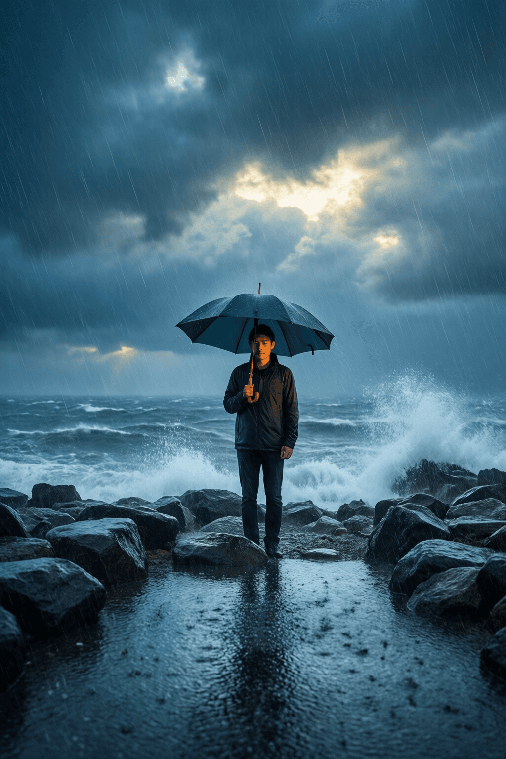 真正的平静存在于风暴之中 平静并非摆脱风暴的自由,而是风暴中的平静。——劳拉·英格尔斯·怀尔德