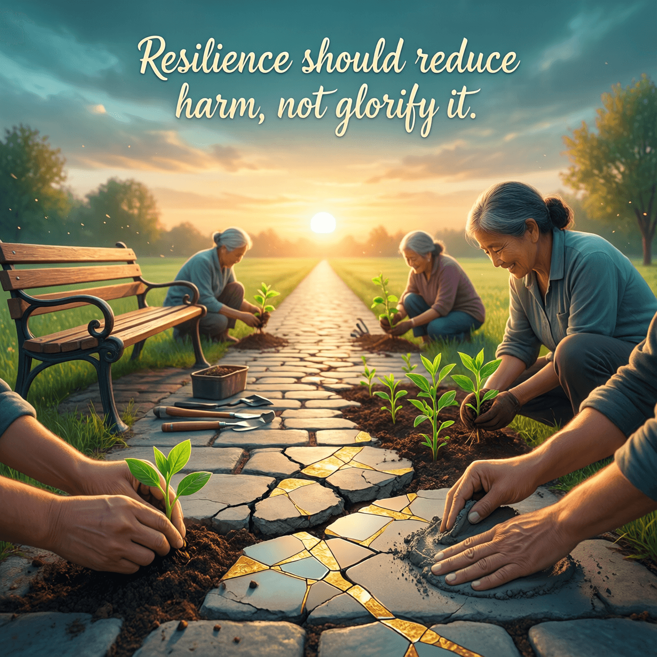 La resiliencia debería reducir el daño, no glorificarlo. — Nicola Knobel