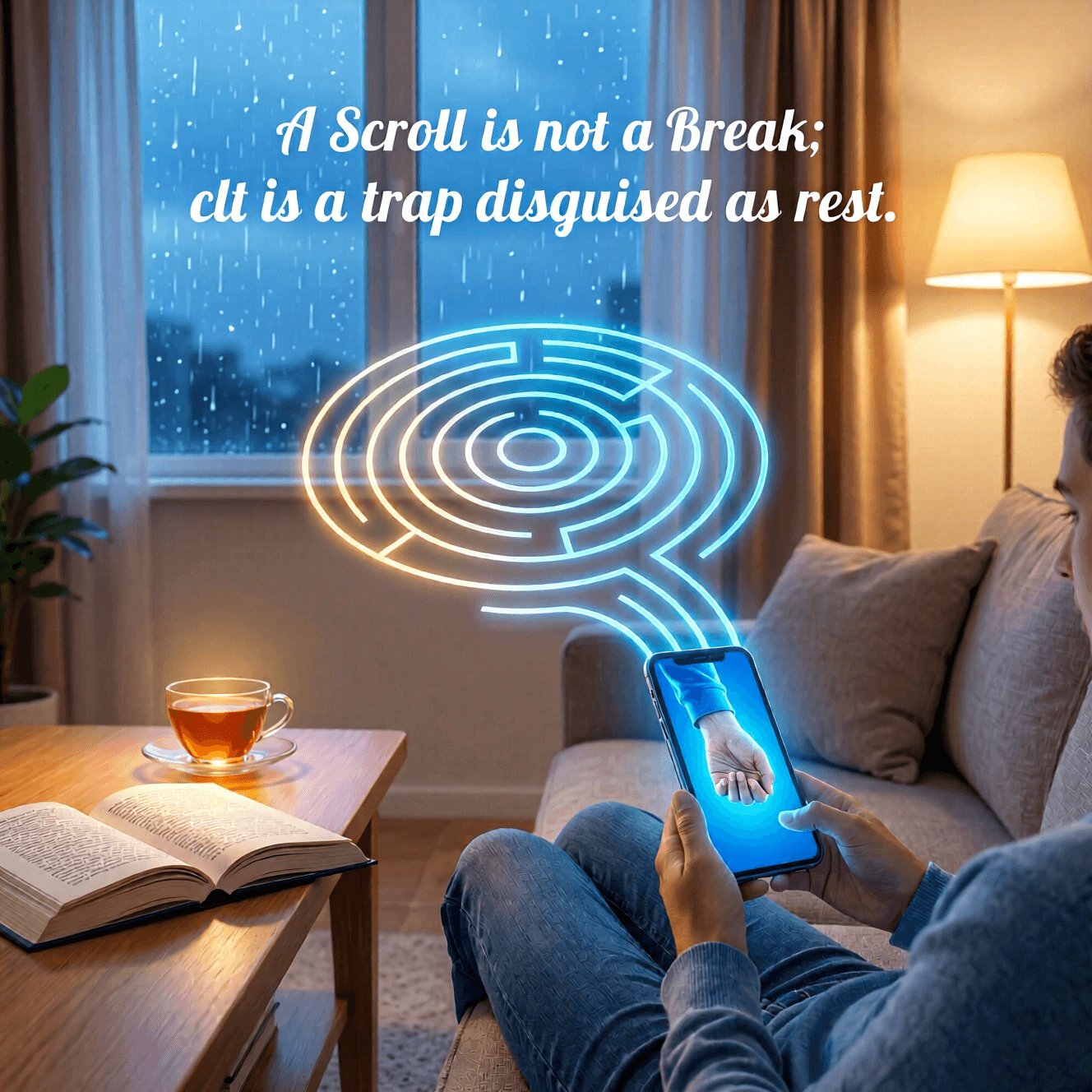 Un desplazamiento no es un descanso; es una trampa disfrazada de reposo. — Desconocido